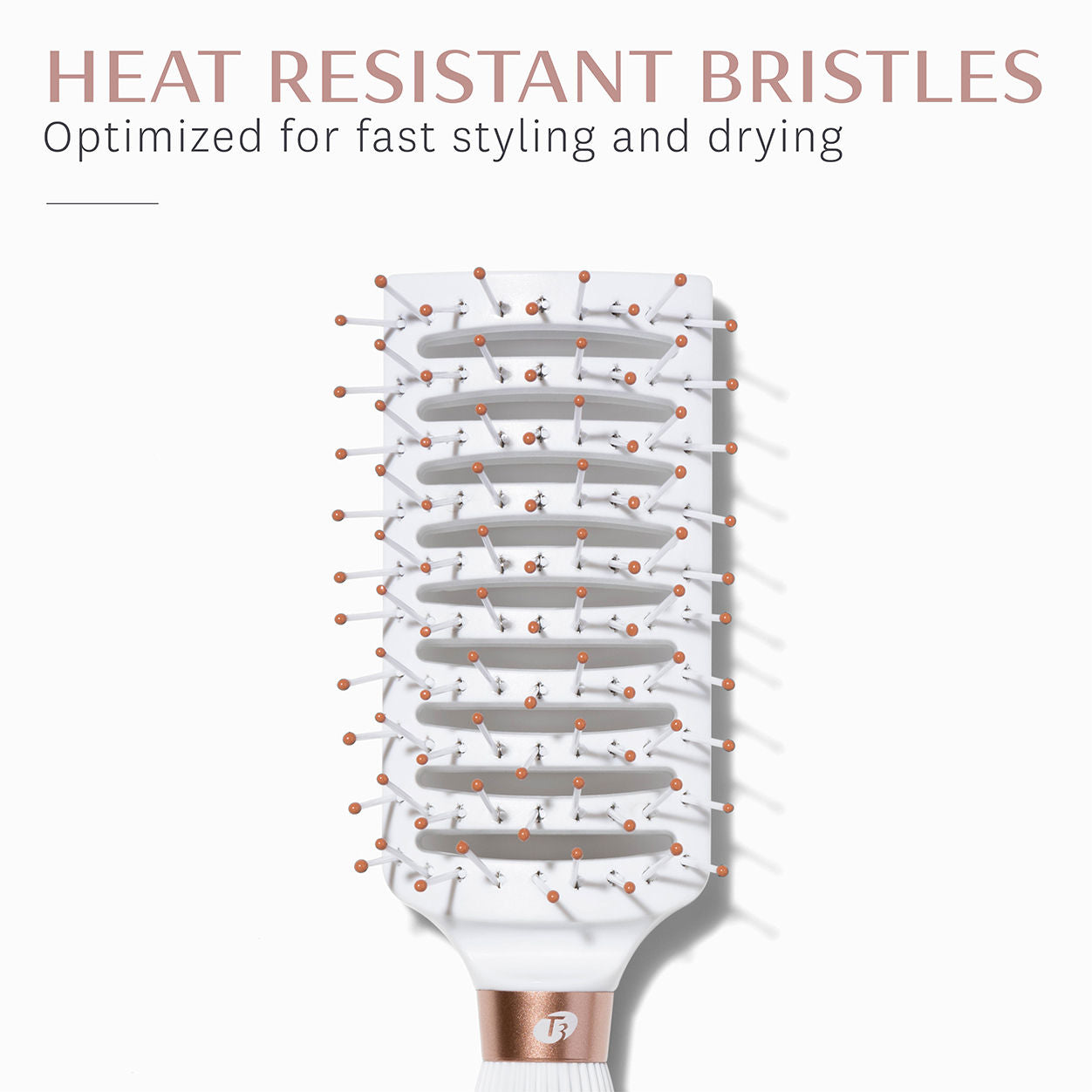 T3 Dry Vent Brush - Hair Styling Tool for Detangling & Volume - Perfect for Home & Salon Use