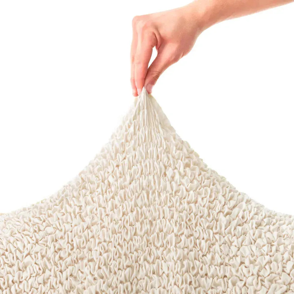 Small Ottoman Slipcover - Microfiber Collection - Perfect for Living Room, Bedroom, and Home Decor