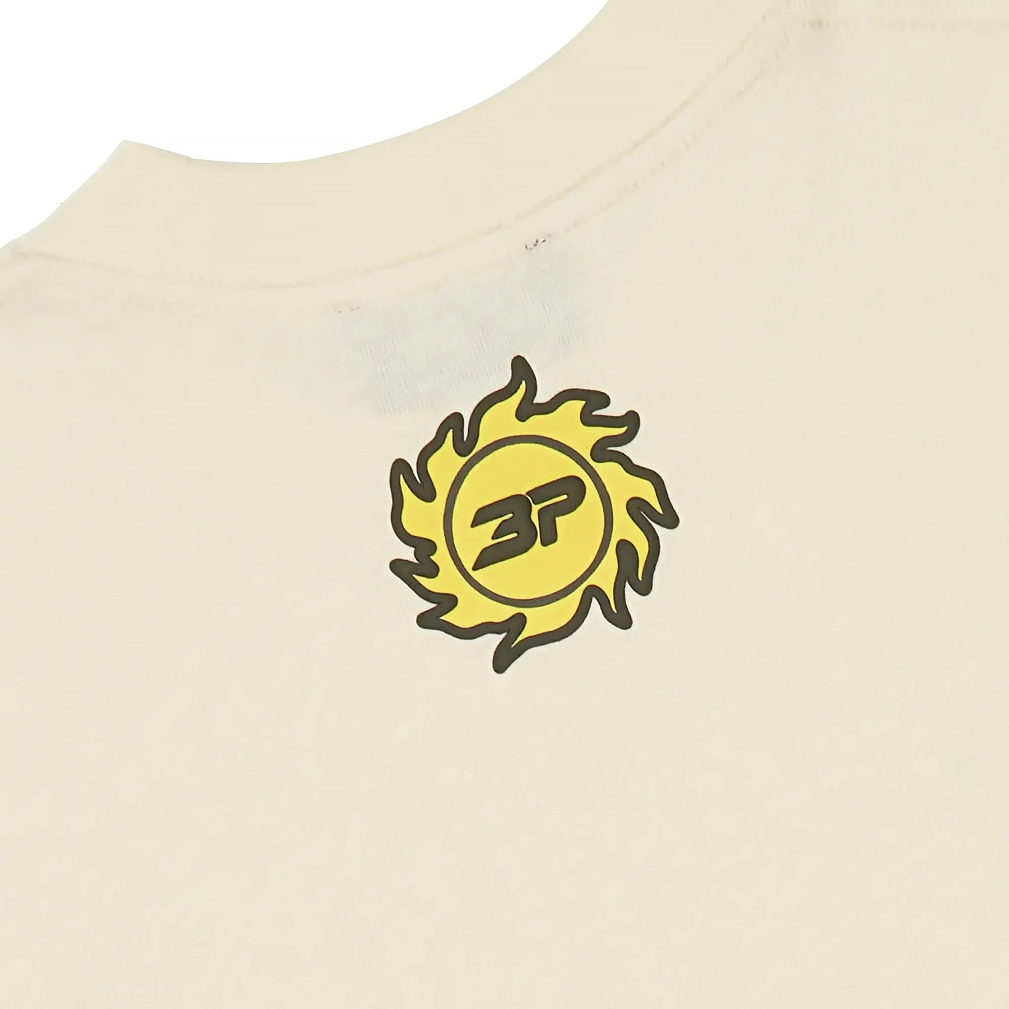 Broken Planet Foot On The Gas Vanilla White T-Shirt for Men - Stylish Graphic Tee for Casual Wear, Street Fashion & Everyday Outfits