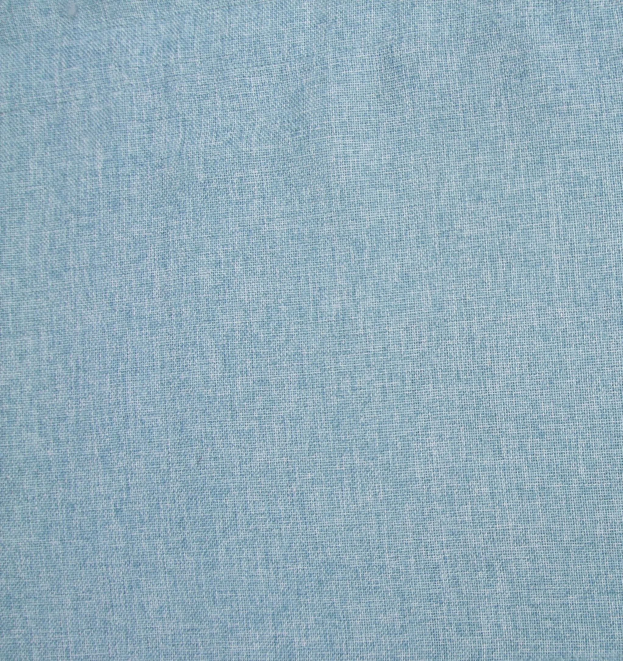 Light Blue & White Blended Window Valance - Elegant Curtain Top Treatment for Living Room, Bedroom & Kitchen Decor