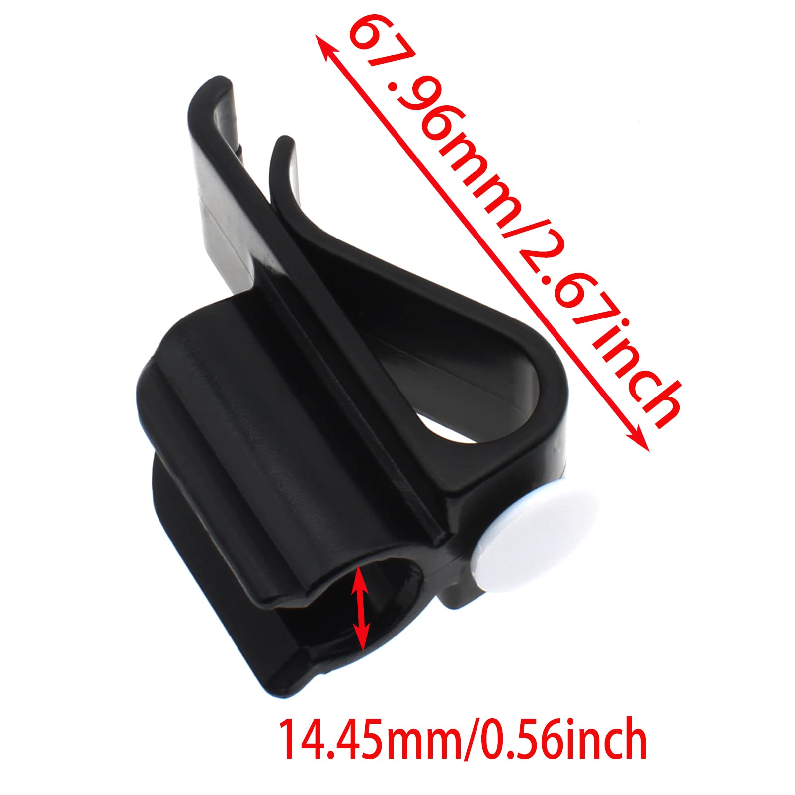 GWAYN 6-Piece Golf Putter Clip Set - Club Bag Clips & Putter Clamp Holder - Golf Ball Putter Accessories for Organization - Perfect for Golf Course, Driving Range & Home Storage