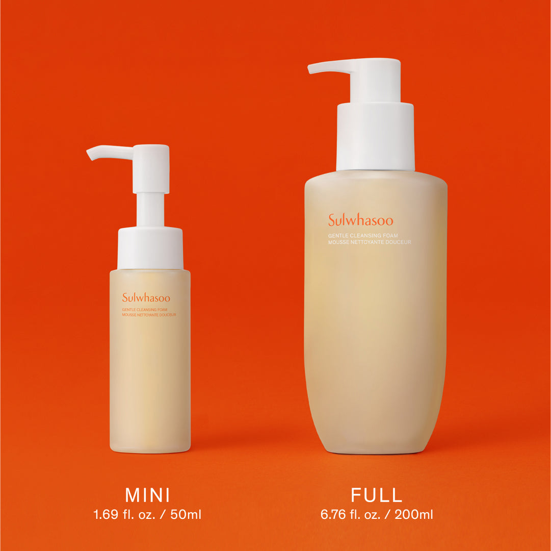 Gentle Cleansing Foam Mini - Travel Size Facial Wash for Sensitive Skin | Perfect for Daily Skincare Routine & On-the-Go Use