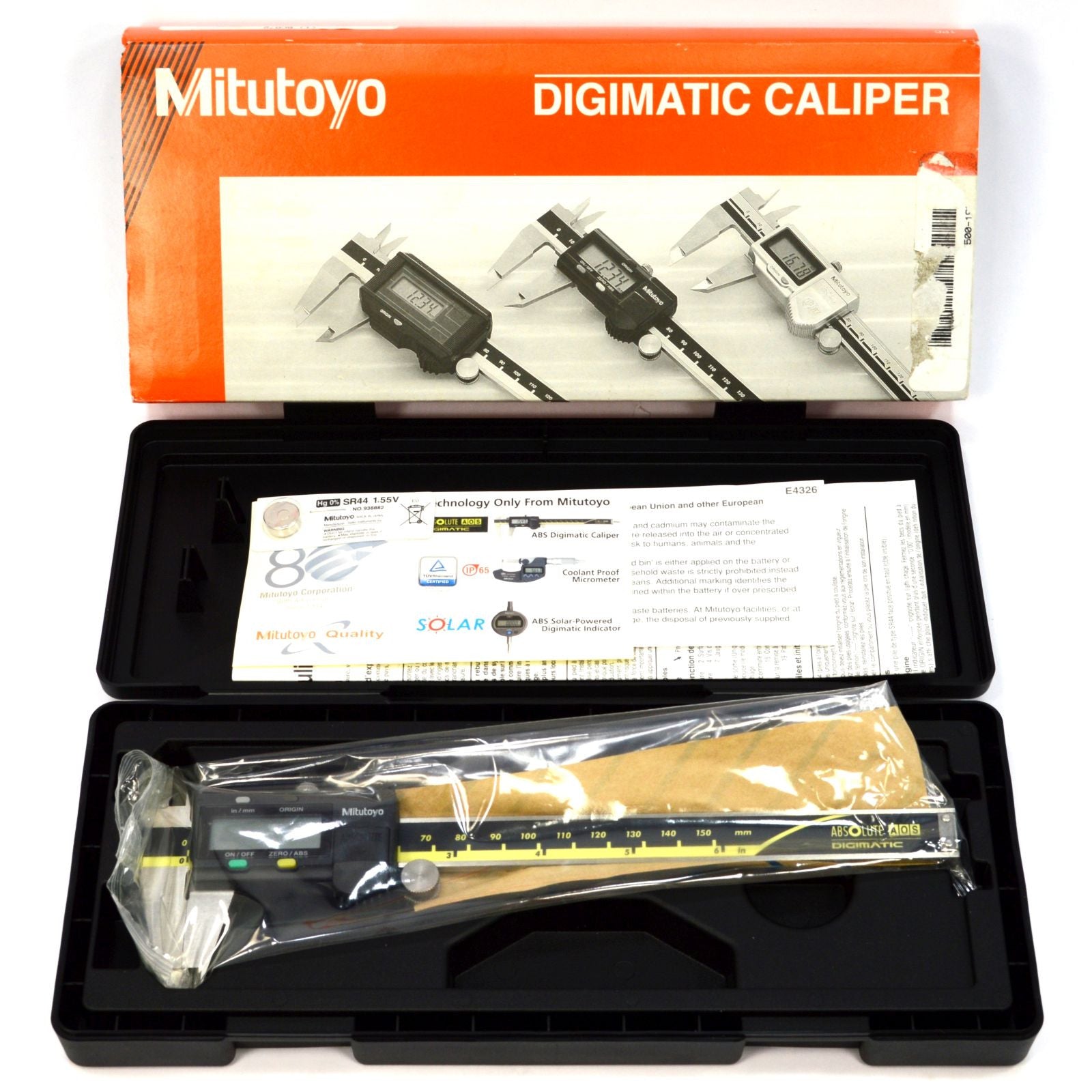MITUTOYO 500-196-30 Digital Caliper 0-6