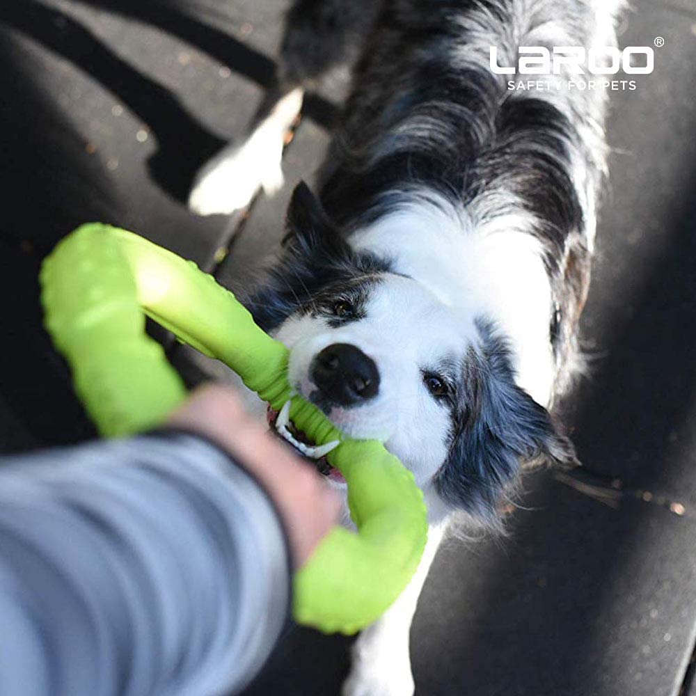 Durable Dog Toys for Aggressive Chewers - Floating Chew Proof Flying Disc & Interactive Tug Toy for Large Dogs - Tough Teething Toys for Puppies & Adult Dogs - Perfect for Outdoor Play, Fetch Games & Tug of War Training