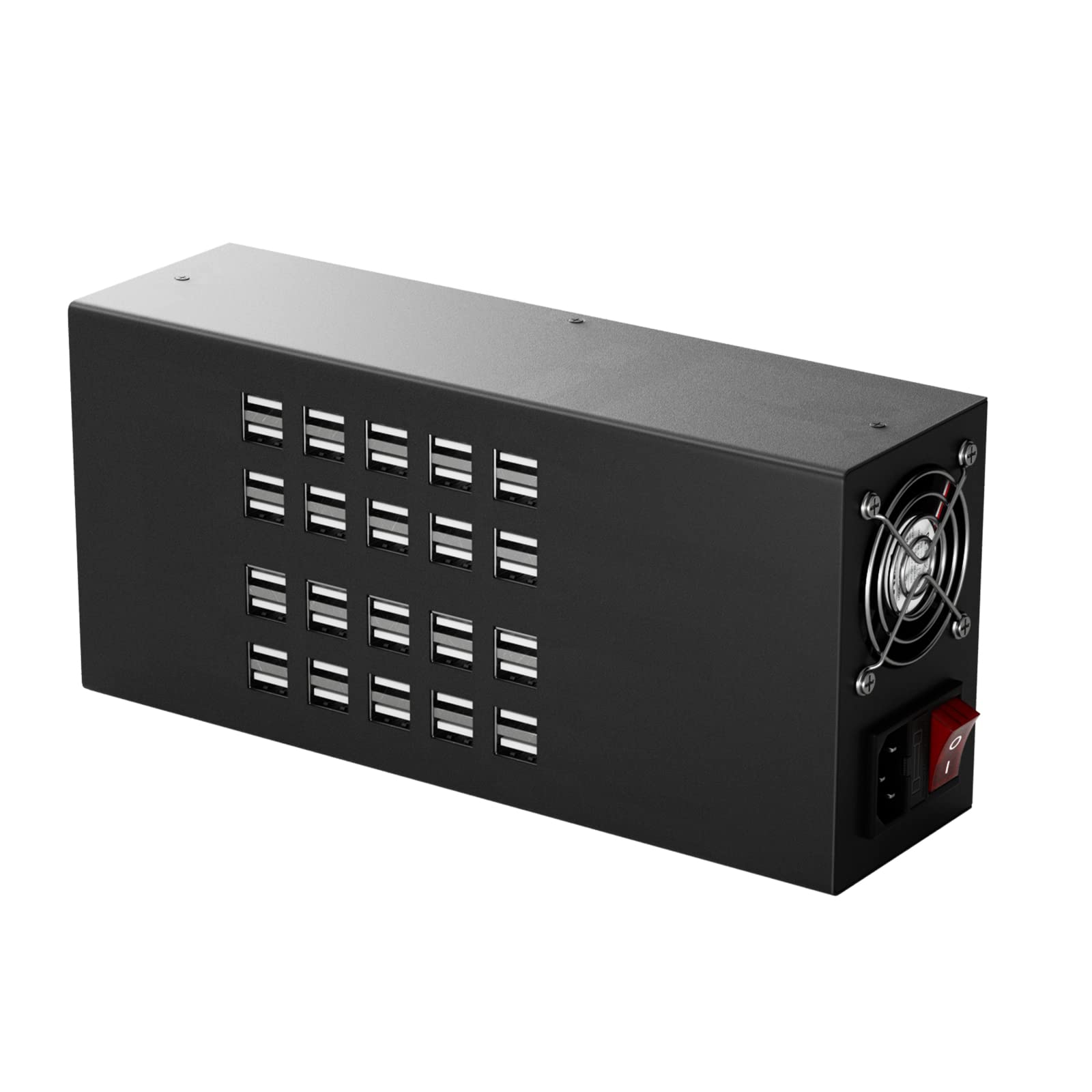 40-in-1 USB Charging Station with 300W Power - 40 Port Multi-Device Charger for iPhone, iPad, Samsung, Tablets & Electronics | Perfect for Offices, Schools, Homes & Travel