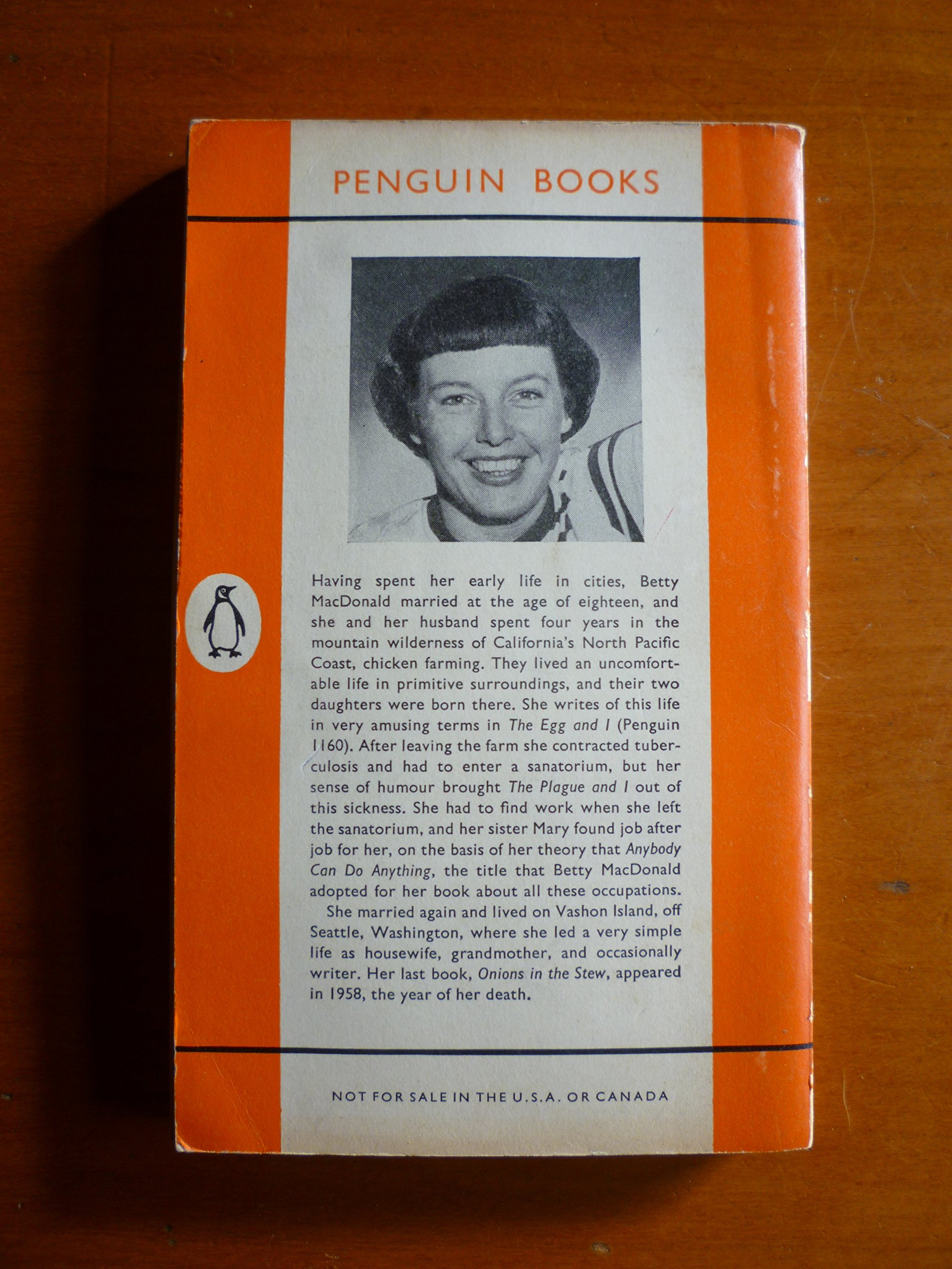 The Plague and I by Betty MacDonald - Penguin Classics No. 1394 | Humorous Memoir of Tuberculosis Recovery - Perfect for Book Clubs & Historical Medicine Enthusiasts