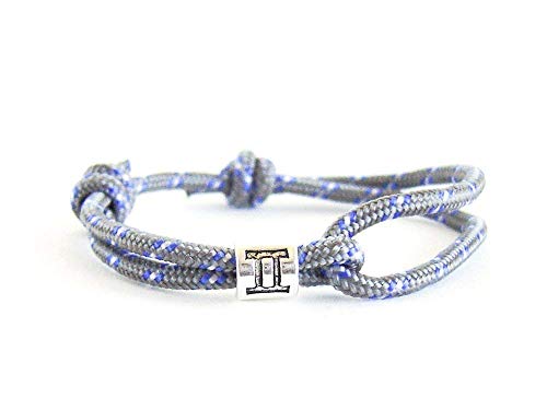 Gemini Zodiac Bracelet for Men - Adjustable String Constellation Jewelry Gift for Birthday, Anniversary & Spiritual Healing