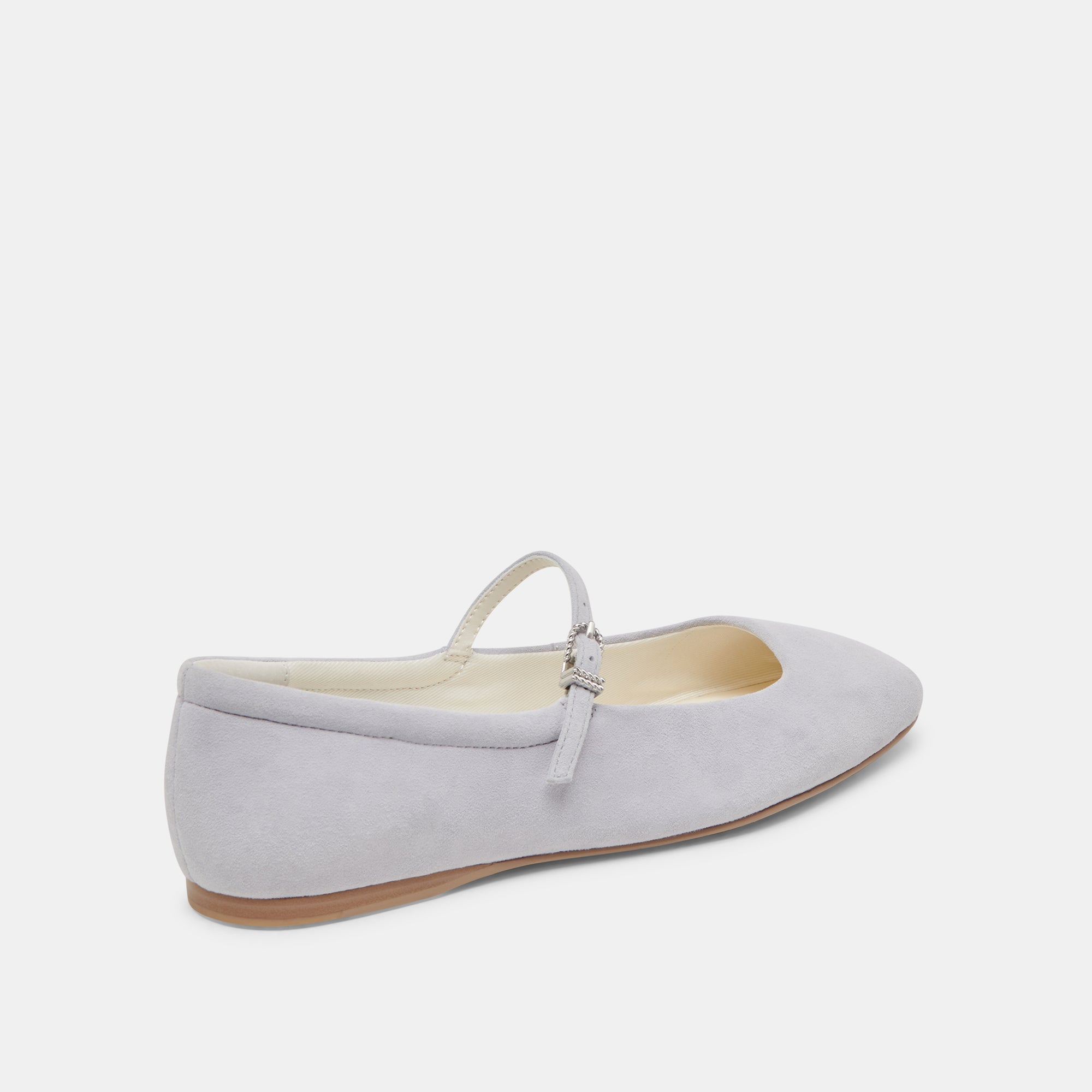 Reyes Women's Ballet Flats in Dusty Blue Suede - Comfortable & Stylish Shoes for Work, Casual Wear & Travel