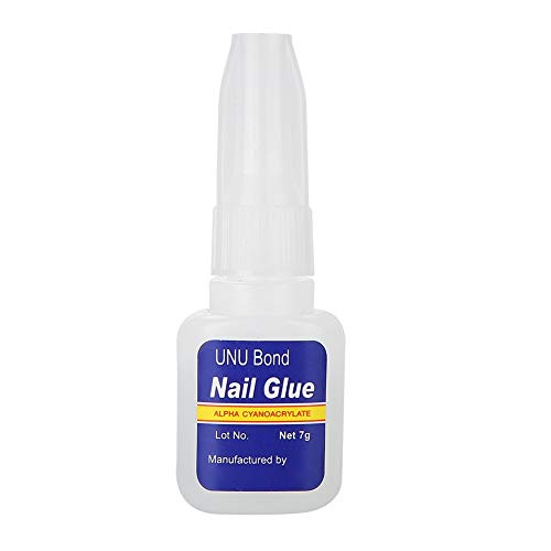 Professional Nail Glue with Brush - Strong & Quick-Drying False Nail Adhesive for Acrylic & Press-On Nails - Perfect for Salon, DIY Manicures & Nail Art (Beginner-Friendly)