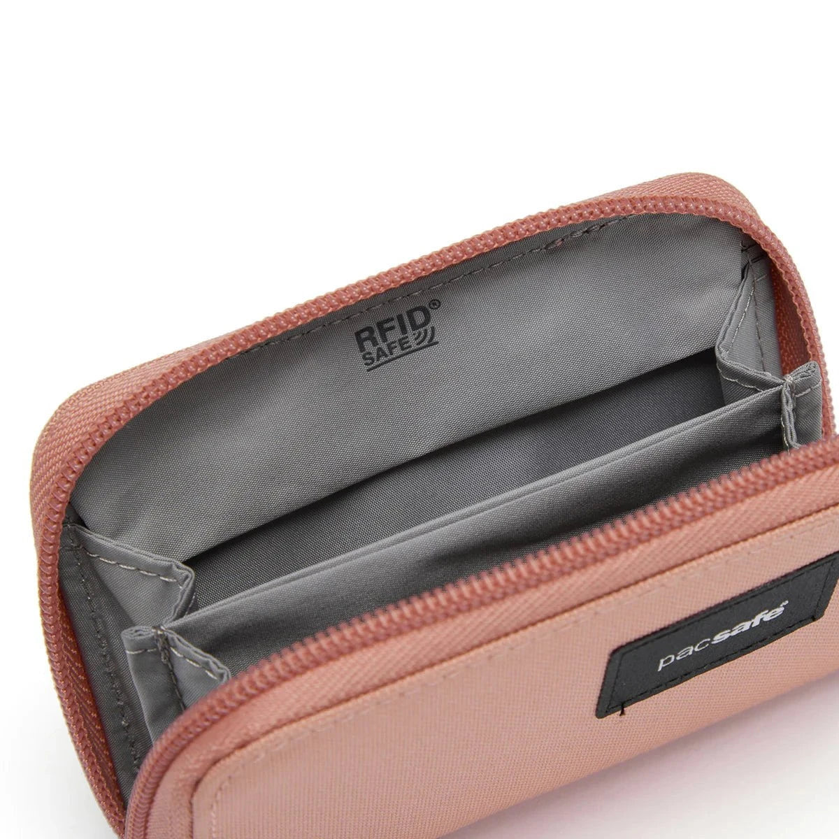 Pacsafe RFIDsafe™ RFID Blocking Card Wallet - Secure Credit Card Holder for Travel & Daily Use - Protect Against Digital Theft & Identity Fraud