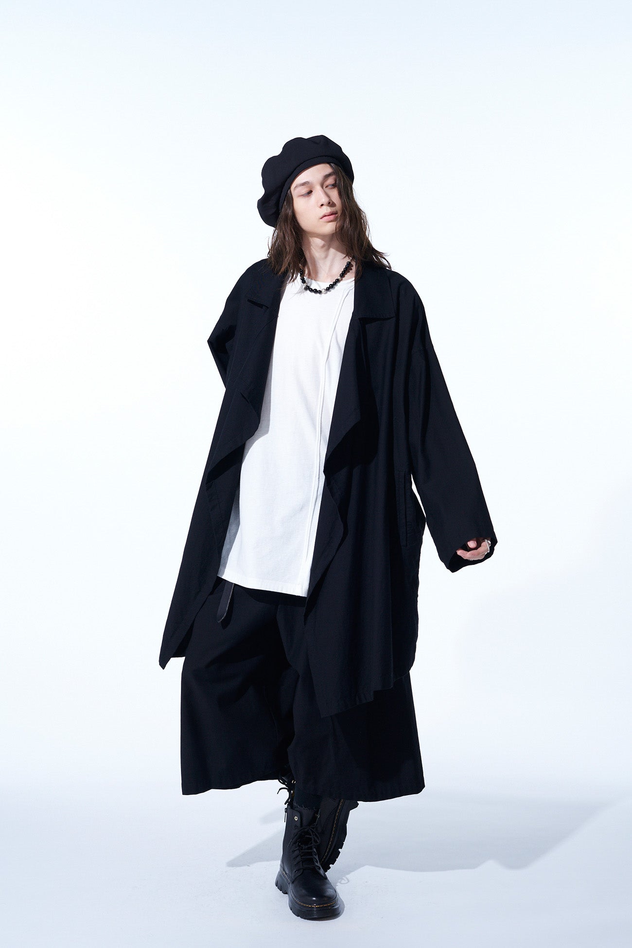 Premium Cotton Twill Flame Double Drape Coat for Women - Stylish Fall & Winter Outerwear for Casual & Formal Occasions