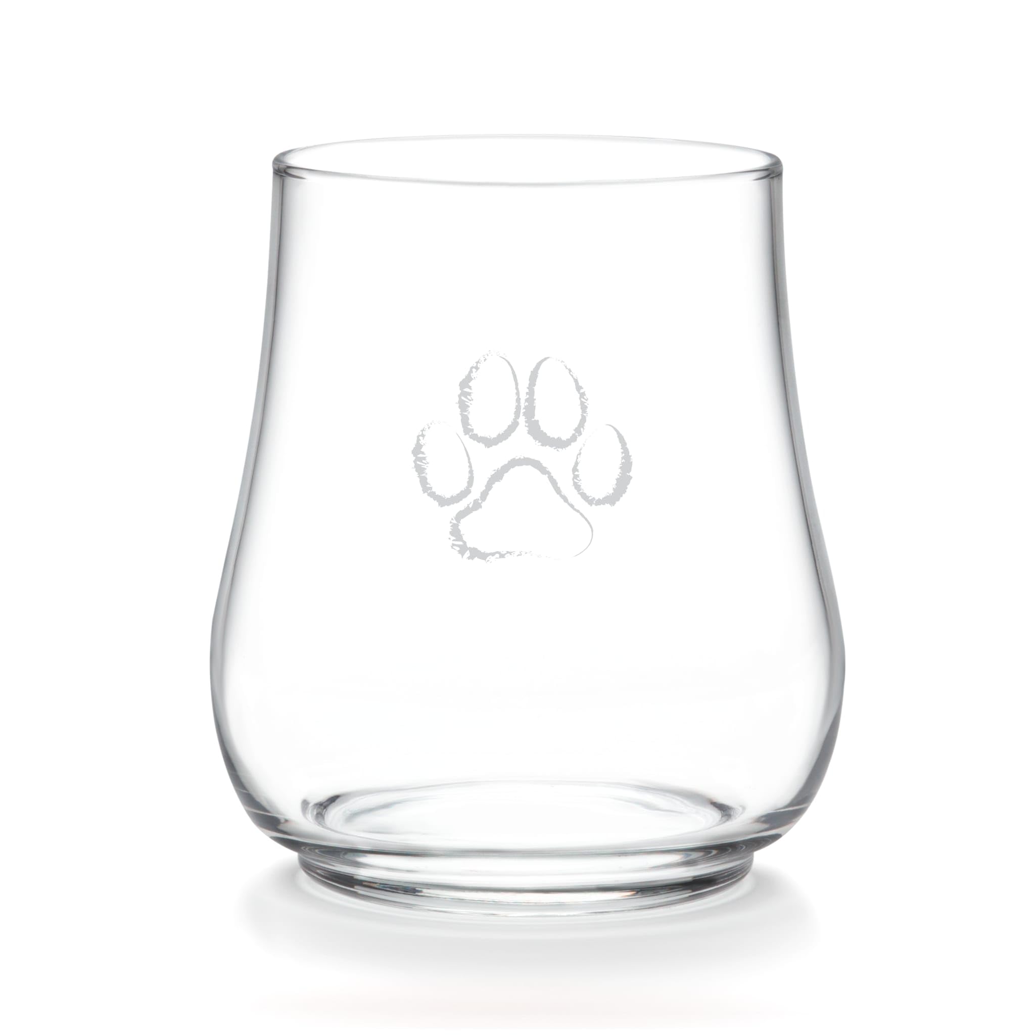 Libbey 17oz Modern Pets Posh Paw Glasses - Set of 4 for Home & Party Use