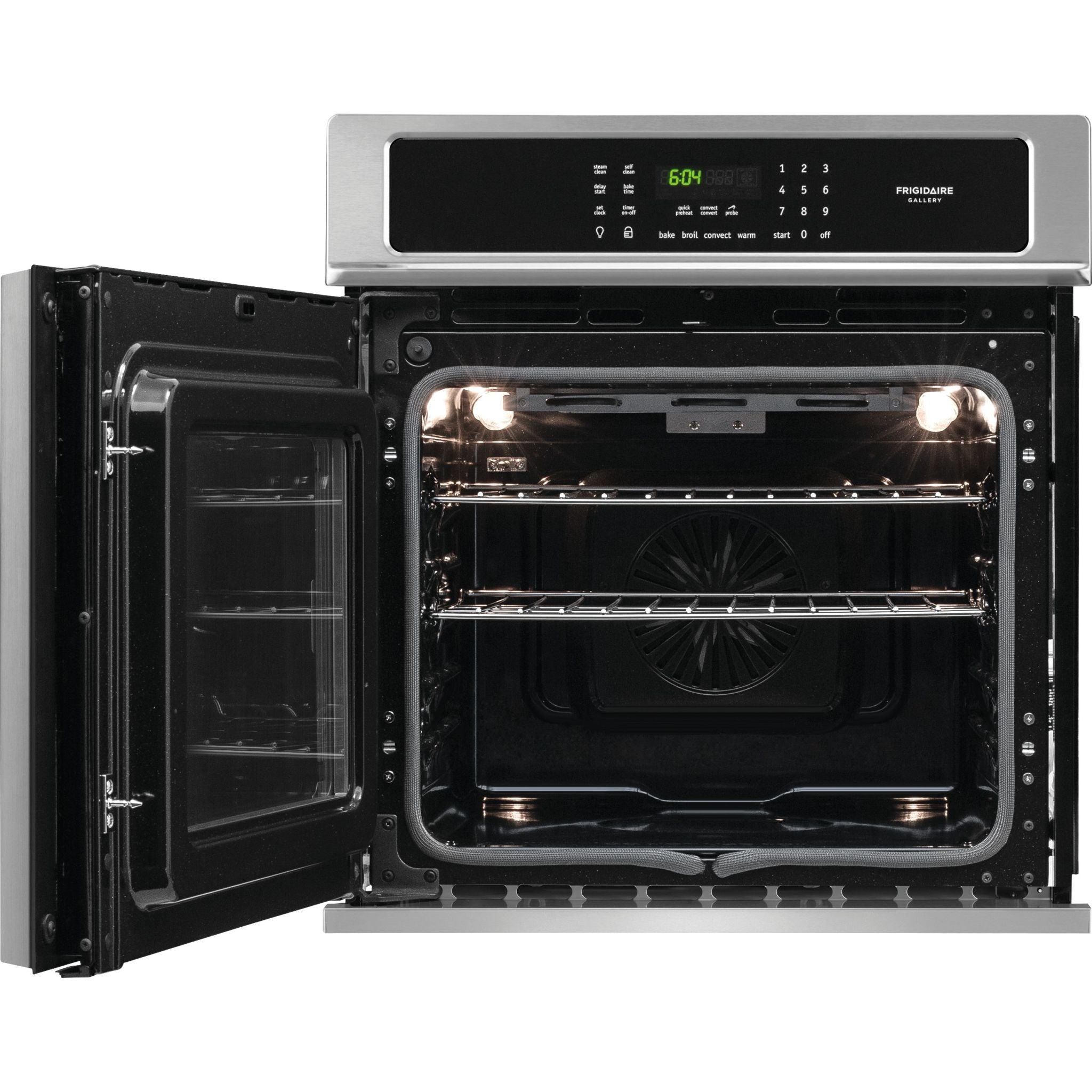 Frigidaire Gallery 27 Inch Easy Clean Wall Oven with Stainless Steel Finish (FGEW276SPF) - Perfect for Modern Kitchens, Baking, and Family Cooking
