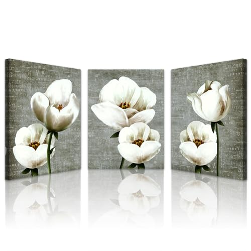 White Flowers Hang Pictures