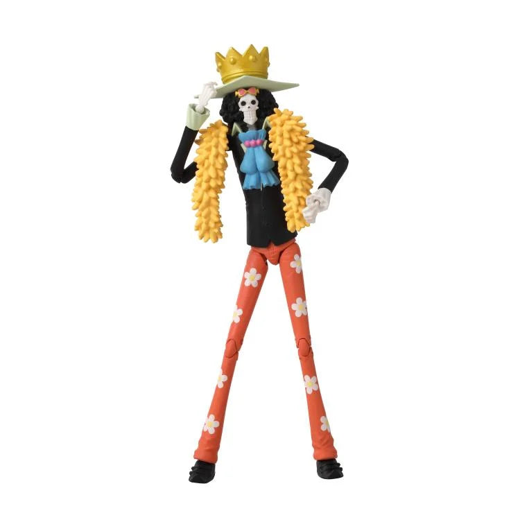 One Piece Anime Heroes Brook Action Figure - Official Licensed Collectible for Fans & Gift Ideas | Perfect for Display, Cosplay, and Anime Merchandise Collections