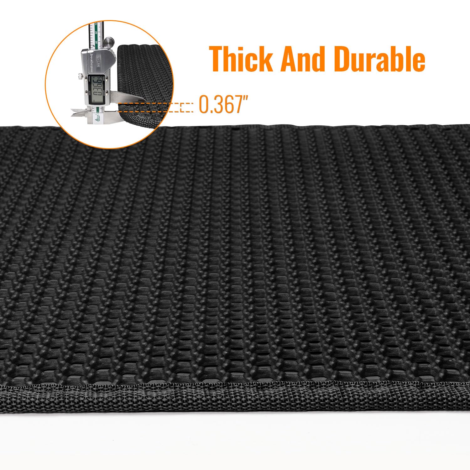 Premium Cat Litter Mat with Honeycomb Double Layer Design - Waterproof & Urine Proof Litter Trapping Mat for Scatter Control - Washable & Easy Clean for Less Waste - Perfect for Multi-Cat Homes & Small Spaces