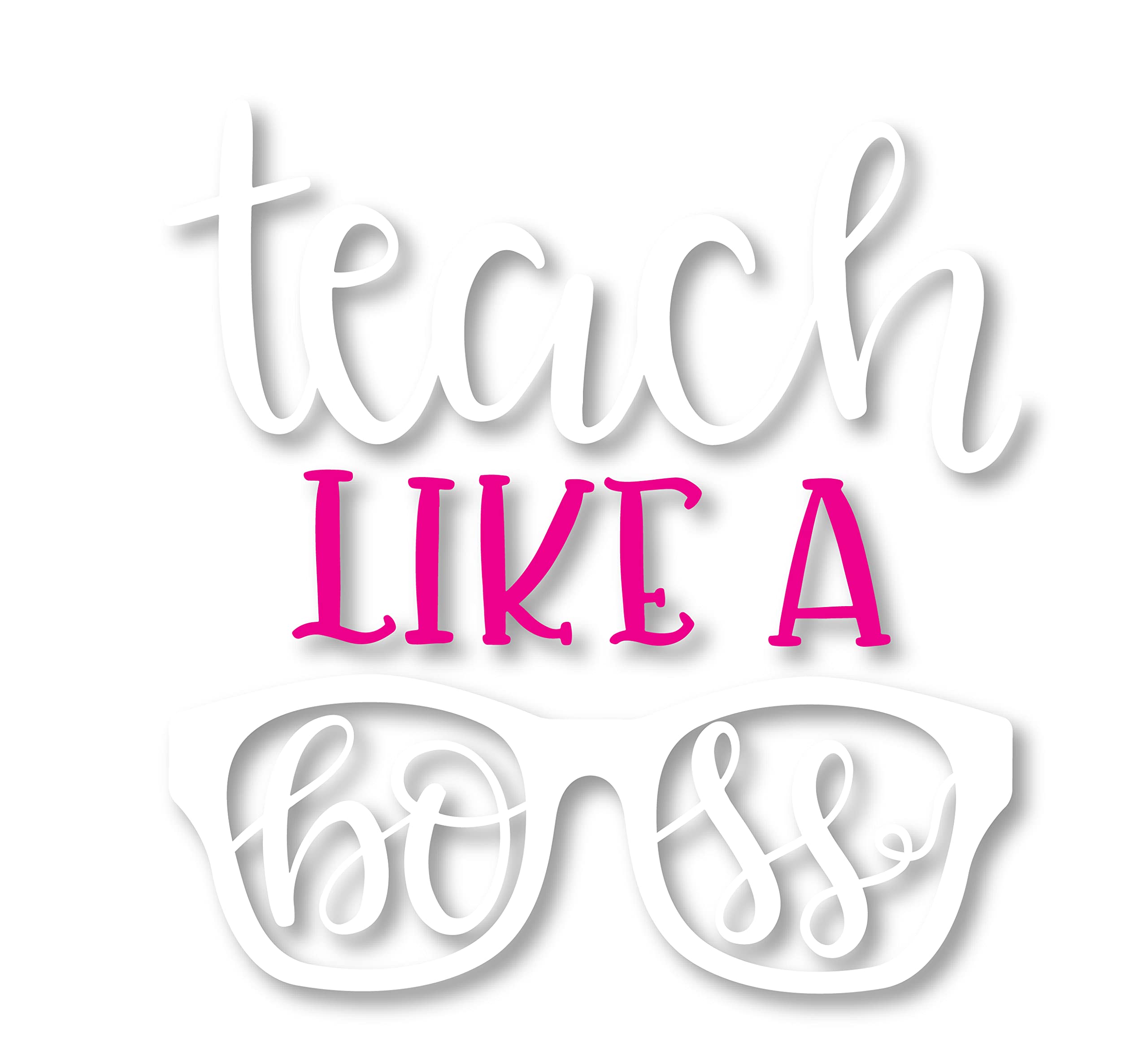 Teacher Car Sticker - Waterproof Vinyl Decal for Cars & Laptops - School & Office Use