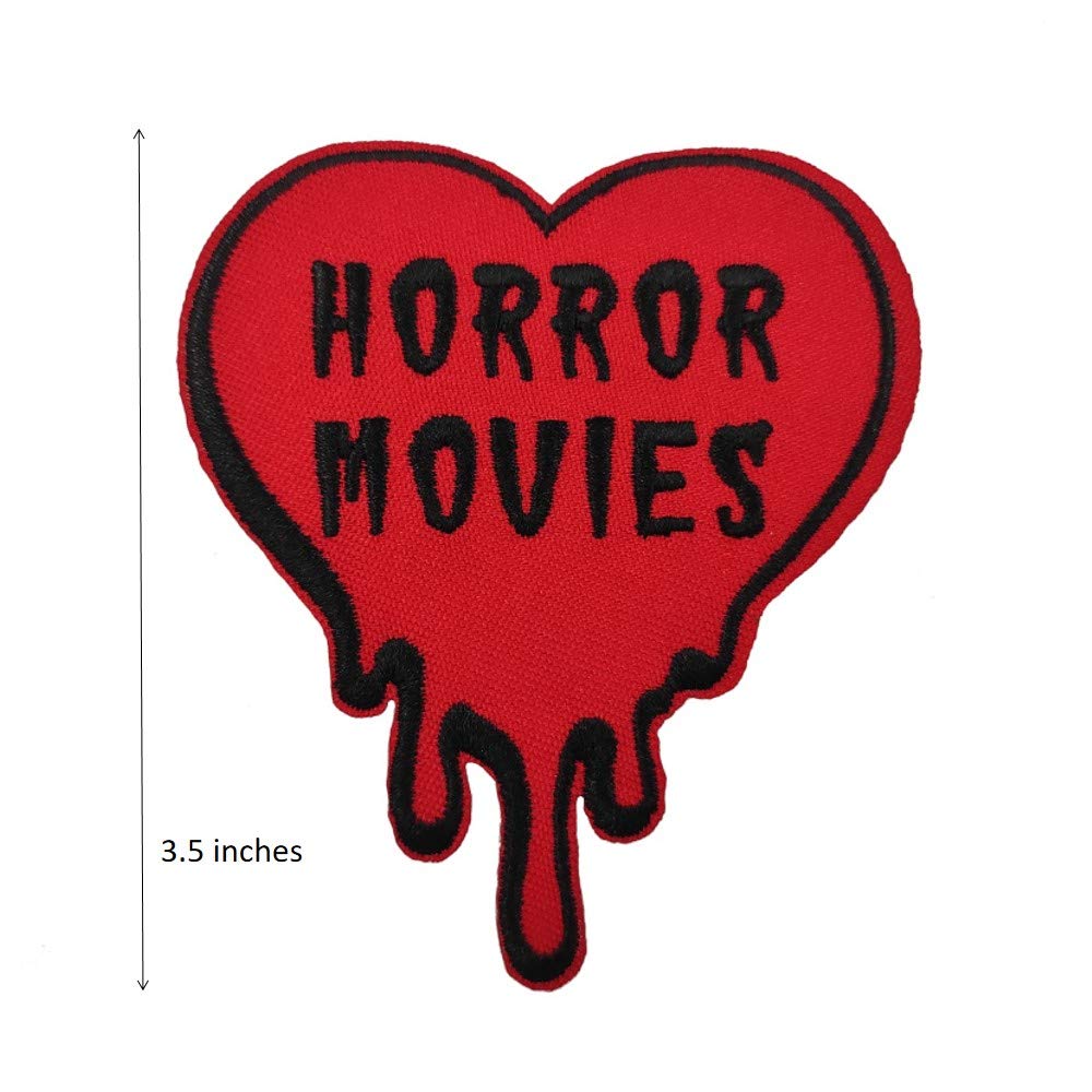 Last Minute Halloween Costumes - Horror Movie Fan Embroidered Iron-On Patch for DIY Jackets, Bags & Cosplay