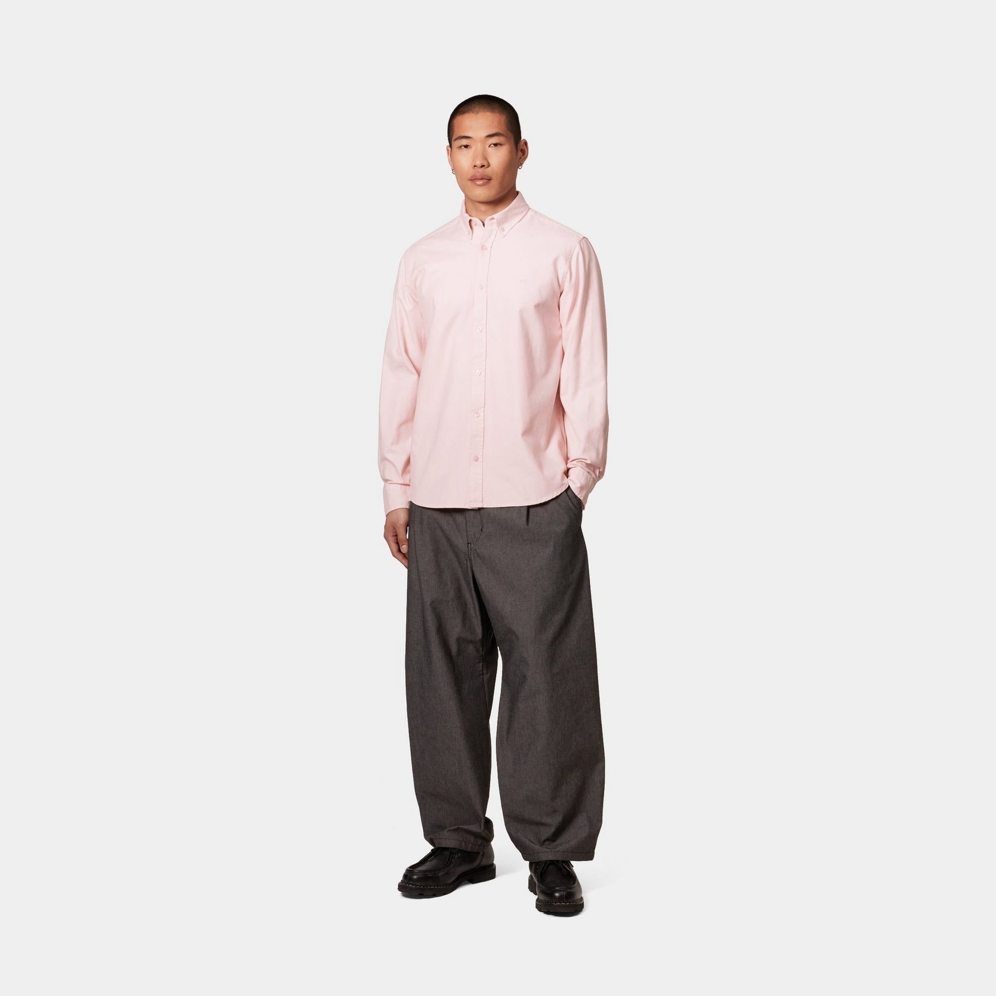 Bolton Shirt | Air Pink | Stylish Casual Button Down Shirt for Men | Perfect for Office, Date Night & Weekend Outings