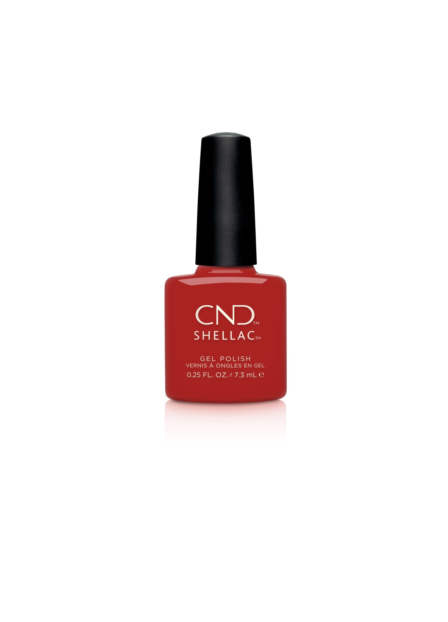 CND Shellac Nail Polish - Devil Red (0.25 fl oz) | Long-Lasting Gel Polish for Professional Manicures & Pedicures | Perfect for Salons, Home Use & Special Occasions