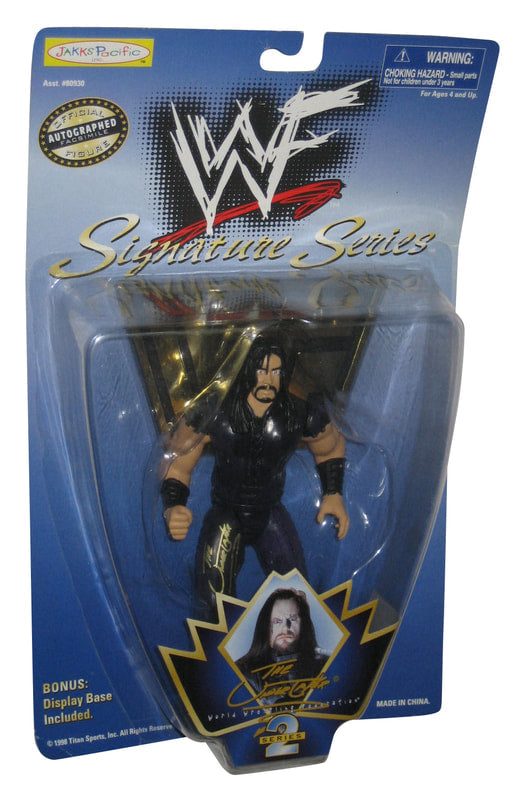 1998 WWF Jakks Pacific Signature Series 2 Undertaker Action Figure - Vintage Wrestling Collectible for Fans & Display
