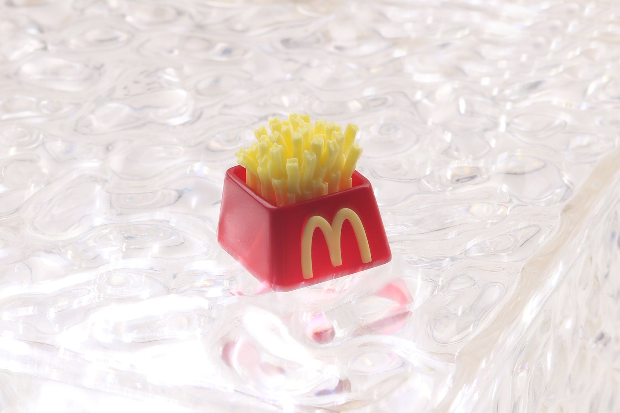 McDonald's Fries Themed Keycaps - Custom Keyboard Keycaps for Mechanical Keyboards - Perfect for Gaming, Typing, and Fast Food Lovers