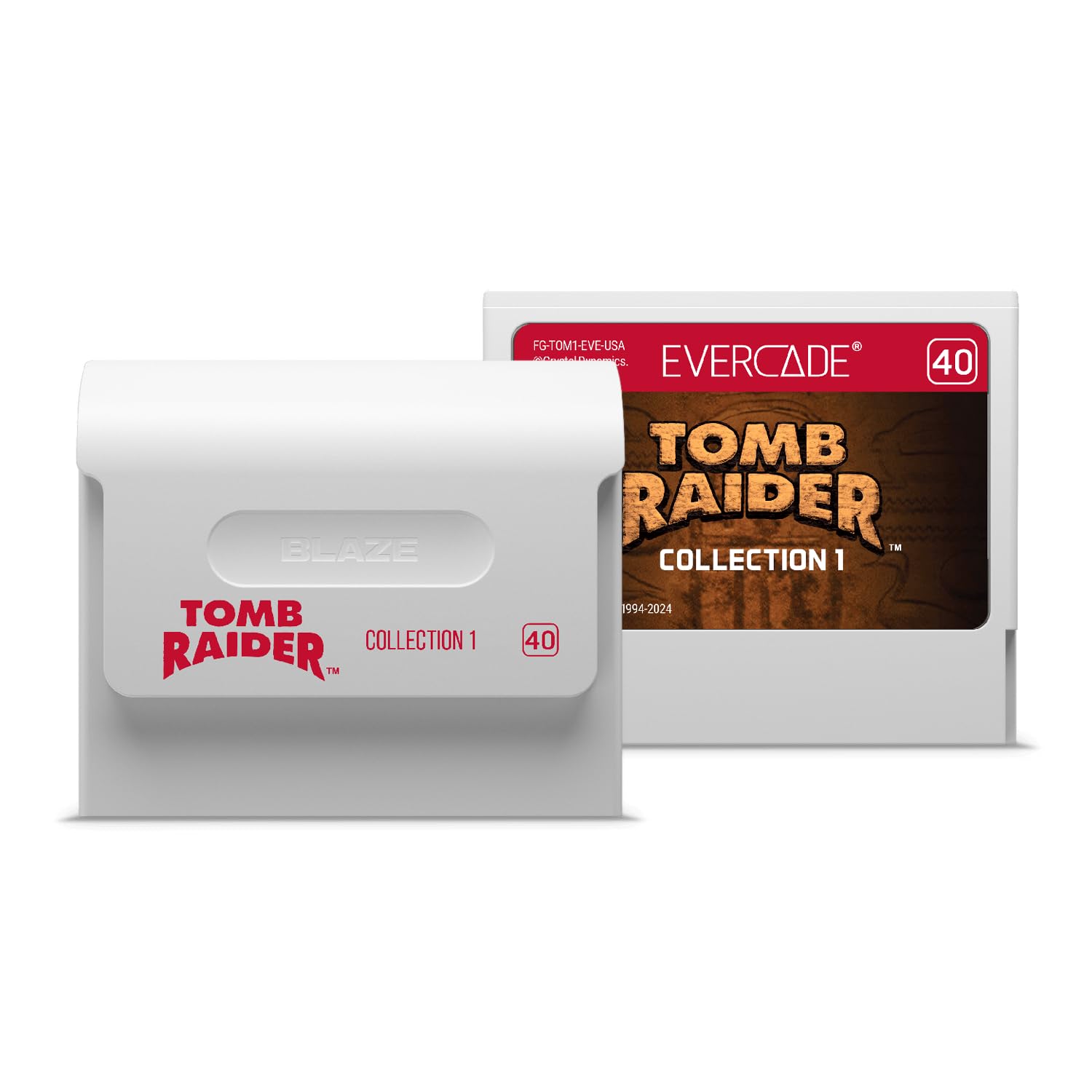 Evercade VS-R Retro Gaming Console with Controller - Includes Tomb Raider 1, 2 & 3 Games | Classic Arcade Experience for Home Entertainment & Nostalgic Gaming Nights