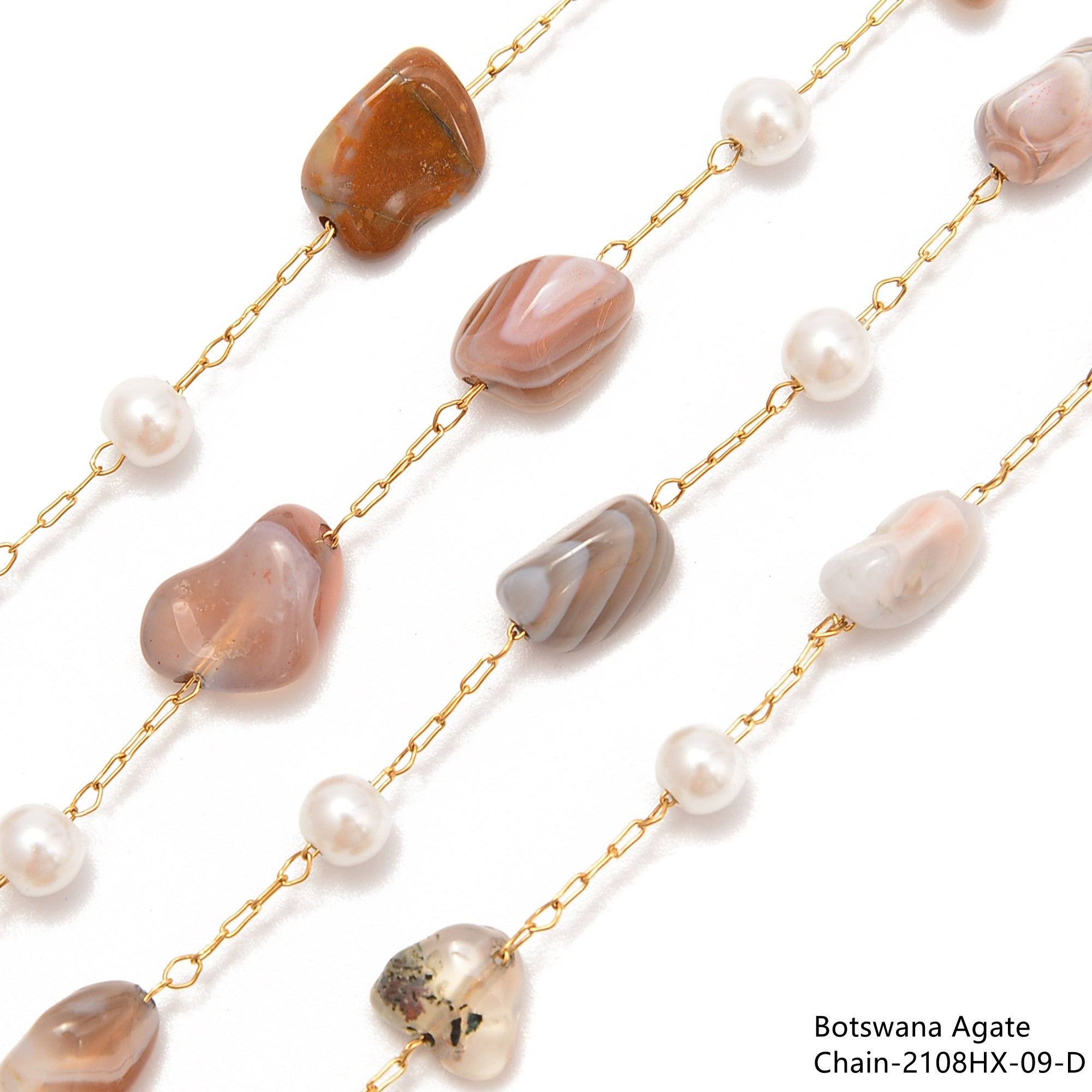 6-8mm Natural Multi Gemstone Pebble Nugget Beads - 1 Meter Per Bag for Jewelry Making, DIY Bracelets & Necklaces - Perfect for Boho, Hippie & Handmade Accessories
