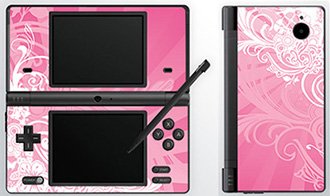 Pink Nintendo DSi Console Skin - Protective Cover for DSi XL & Lite - Cute Gaming Accessory for Girls & Kids | Perfect for Travel, School & Gaming Parties