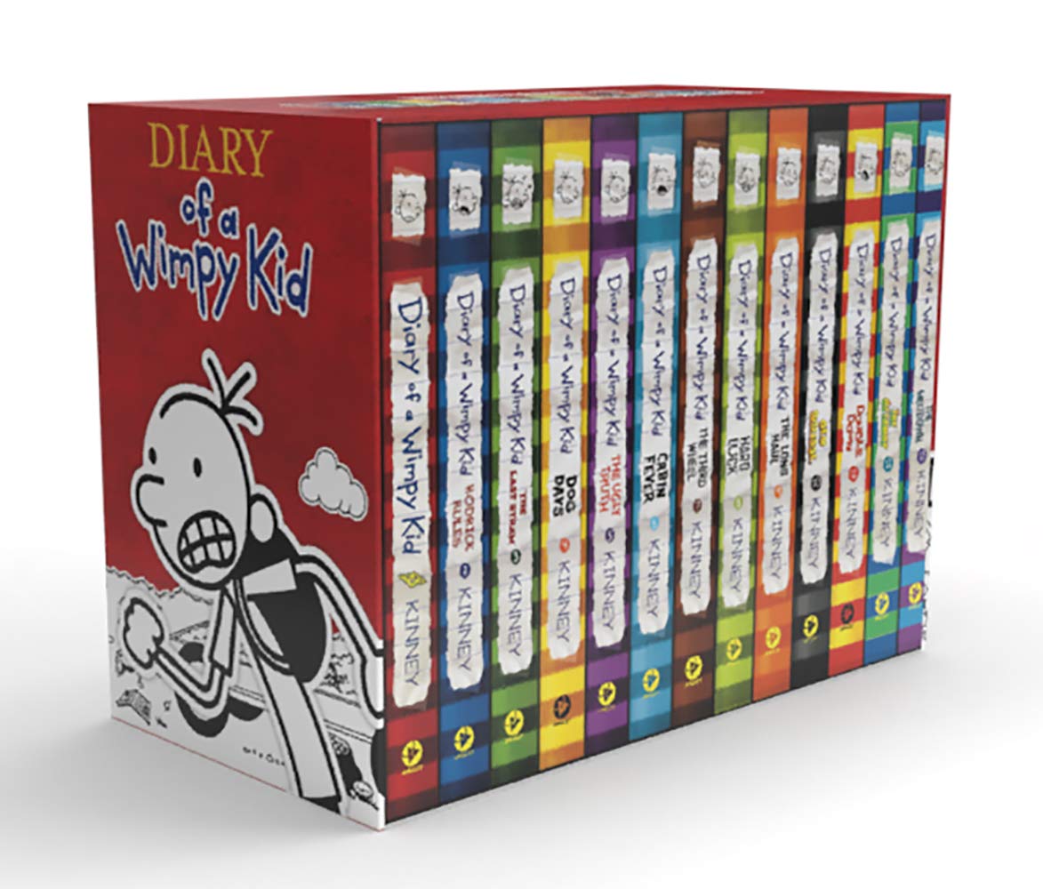 Diary of a Wimpy Kid Complete Hardcover Book Set (Books 1-13) - Perfect Gift for Kids & Young Readers | Great for Birthday Gifts, Classroom Reading, and Home Libraries