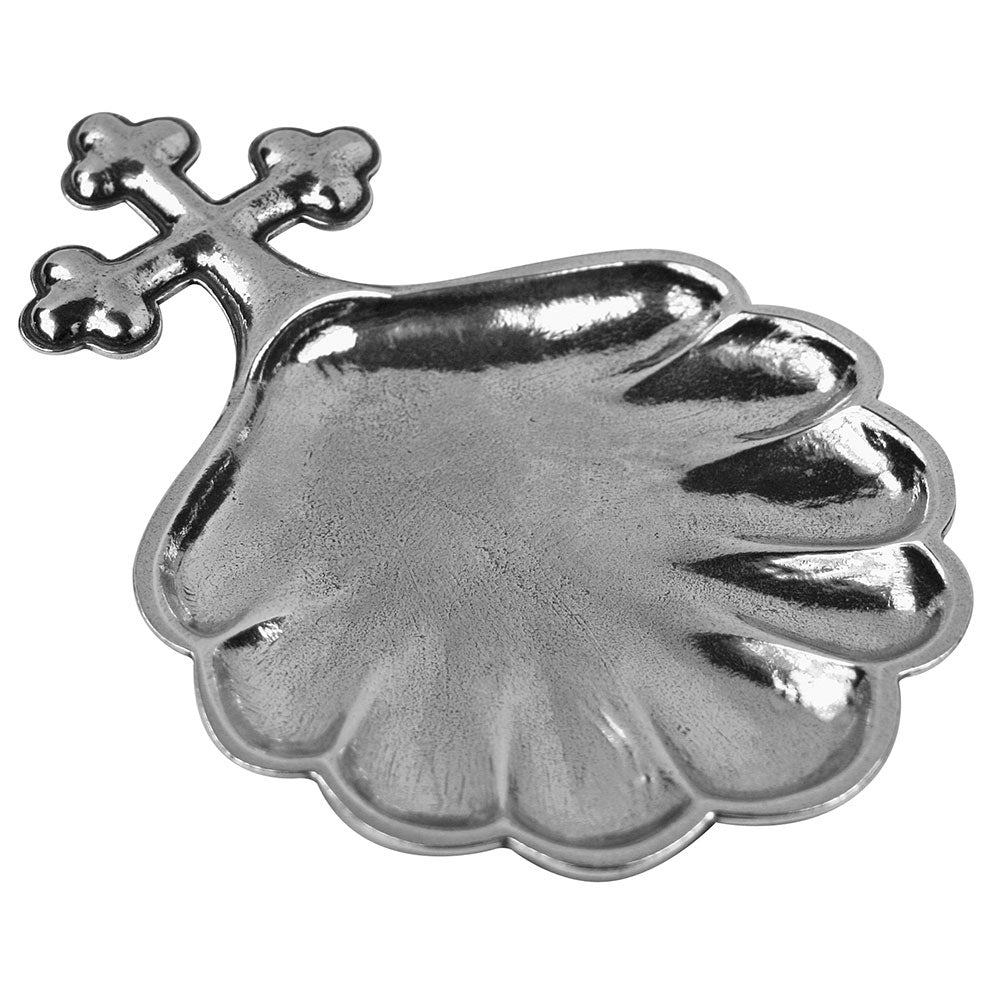 Pewter Baptismal Shell - Elegant Christening Gift for Babies & Religious Ceremonies - Perfect for Baptism, Christening & First Communion