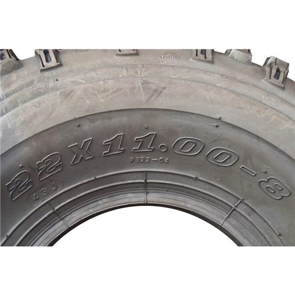 Ocelot P322 Rear 22x11-8 ATV Tires - 2-Ply Durable Tubeless Off-Road Tires with Knobby Tread - 22x11x8 UTV Tires for Dirt, Grass & Gravel - Perfect for Trail Riding, Hunting & Farm Work