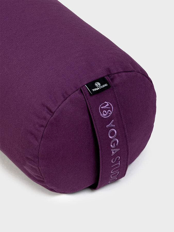 Organic Buckwheat Meditation Bolster Cushion for Yoga & Zen Relaxation - Eco-Friendly Support Pillow for Meditation, Yoga Studio, and Home Decor