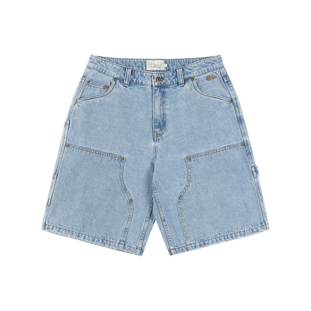 Dime Carpenter Denim Shorts for Women - High Waisted Vintage Jeans Shorts | Comfortable & Stylish for Summer, Beach, and Casual Outings