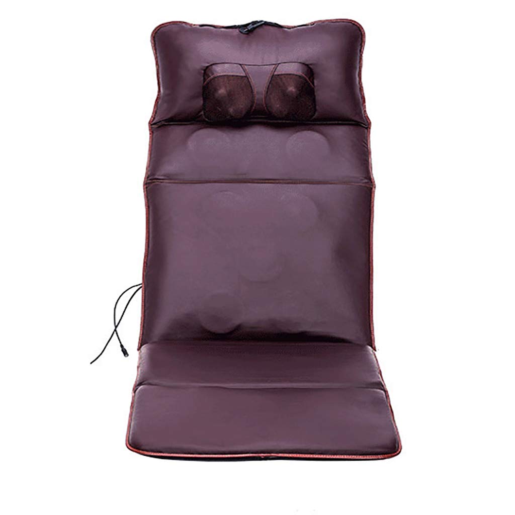CIKO Heated Shiatsu Massage Mat with Heat Therapy - Full Body Back, Neck, Lower Back & Thigh Massager with Powerful Motors - Perfect for Home, Office & Relaxation After Workout