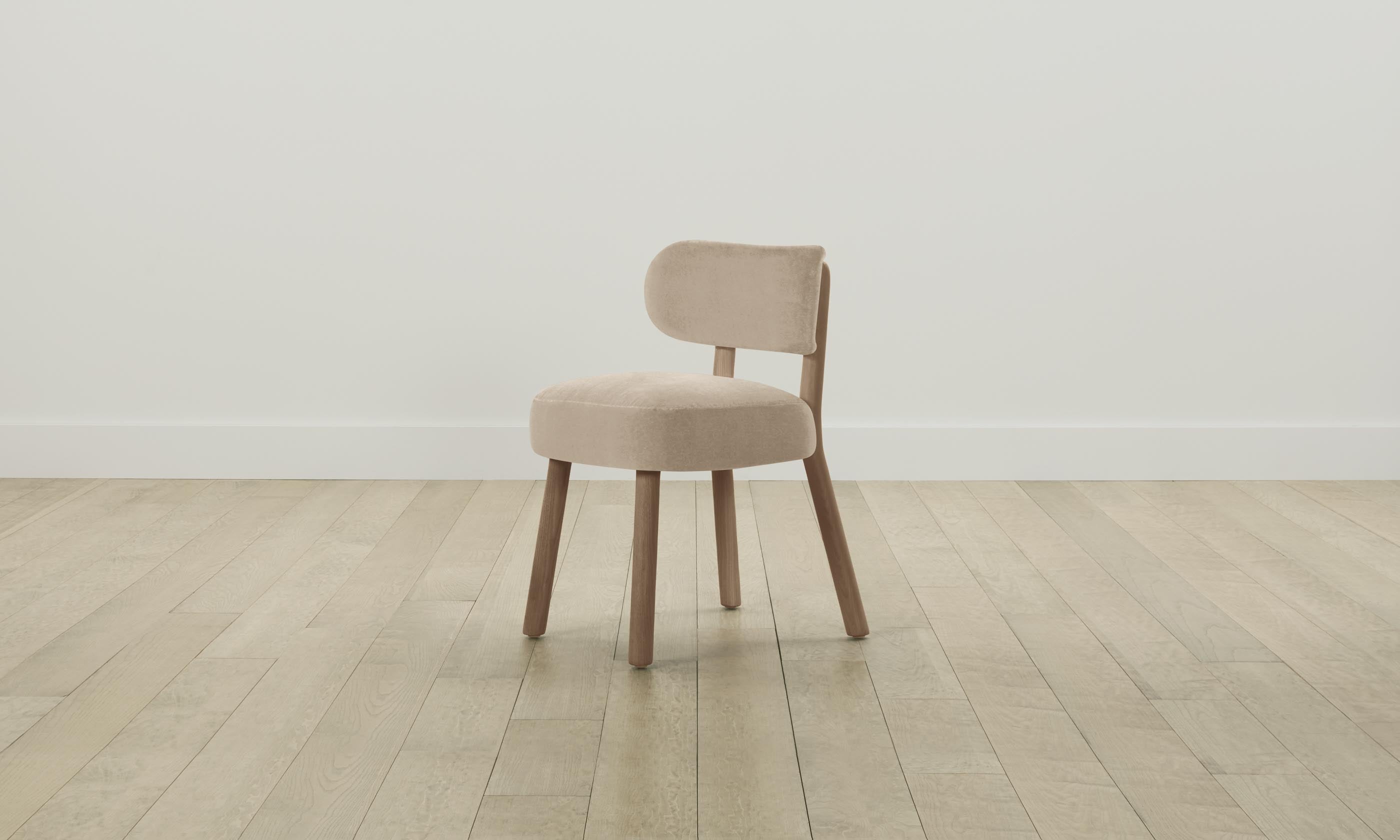 Jane Dining Chair - Performance Velvet Upholstered in Taupe - Perfect for Modern Dining Rooms & Kitchen Breakfast Nooks
