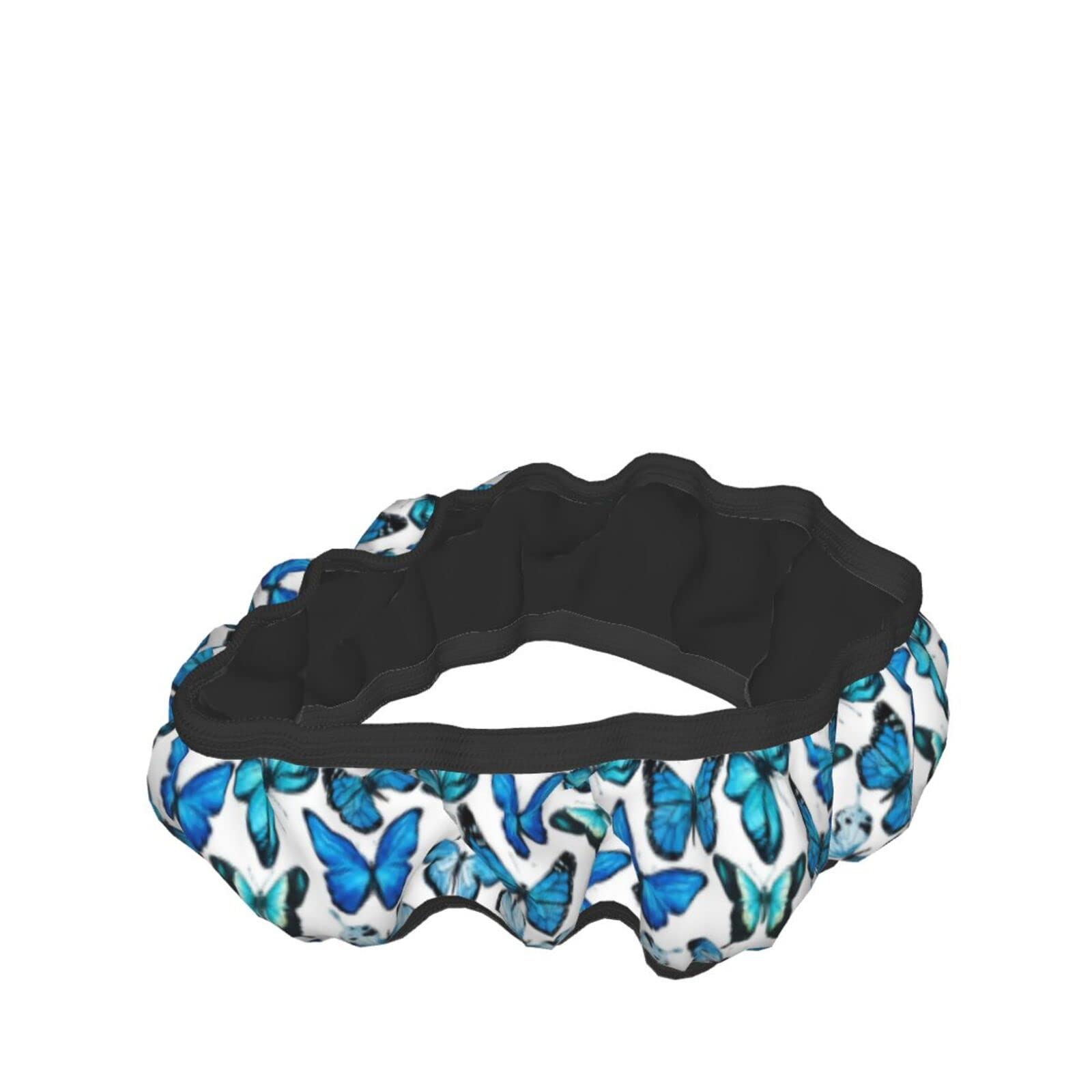 Stylish Blue Butterfly Steering Wheel Cover for Women - Universal Fit 15 Inch Car Accessory - Soft Grip & Sun Protection - Perfect for Daily Commute & Road Trips