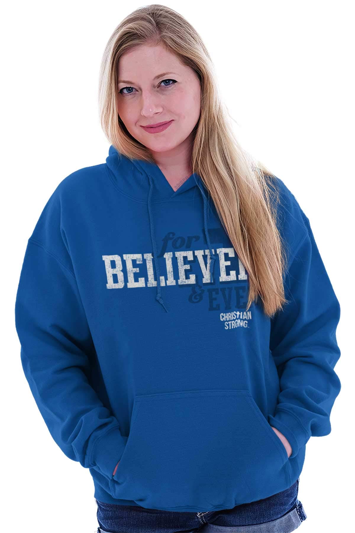 Christian Strong Faith Hoodie for Believers - Religious Sweatshirt for Women & Men - Perfect for Church, Bible Study & Daily Worship