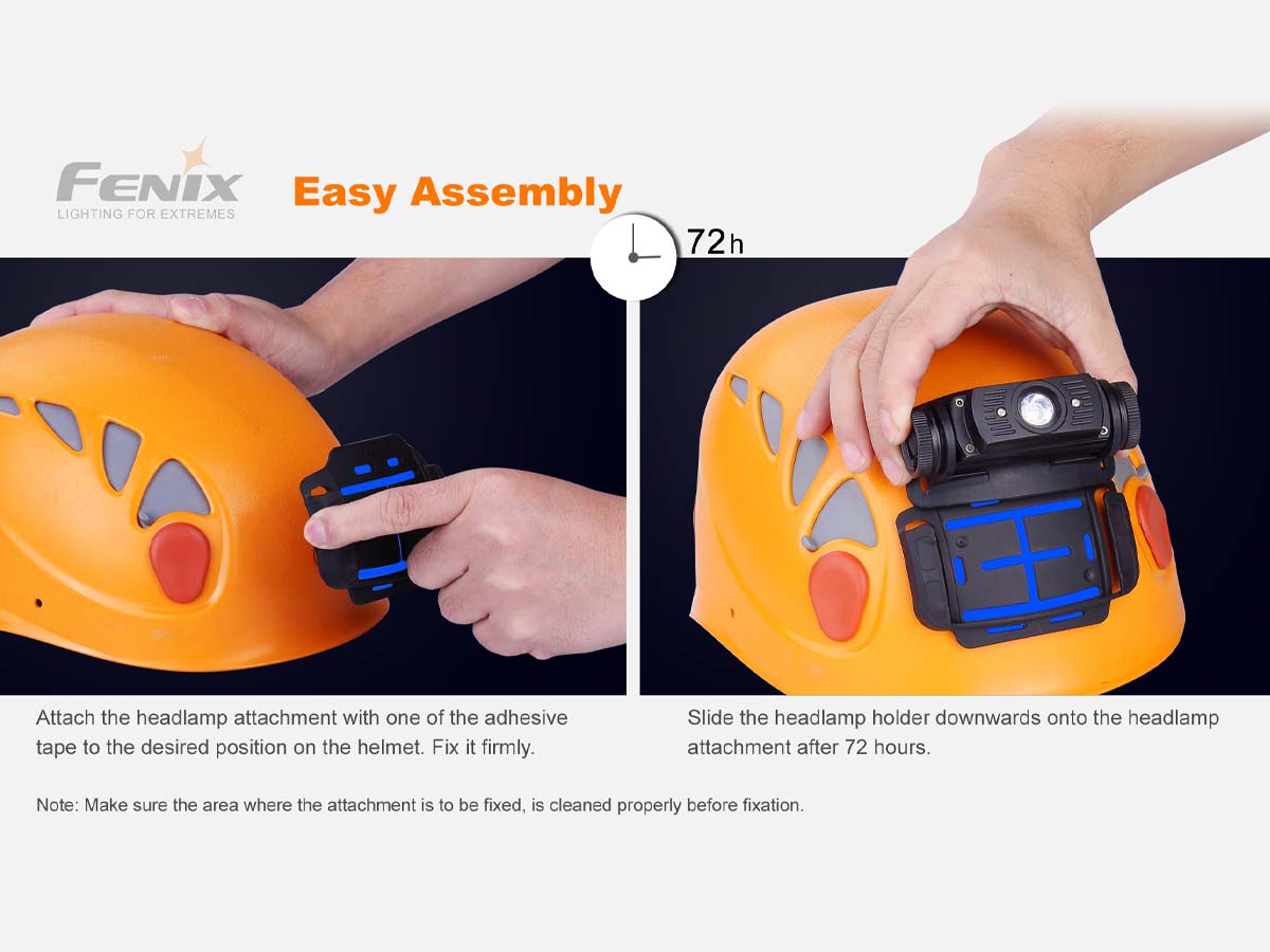 Fenix ALG-03 V2.0 Rechargeable Headlamp with Helmet Mount - Perfect for Camping, Hiking, Cycling & Night Running