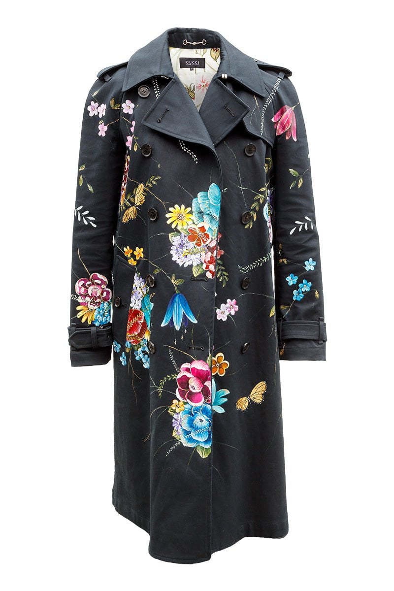 Original Gucci Trench Coat - Luxury Designer Trench Coat for Women | Stylish Waterproof Outerwear for Fall & Winter | Perfect for Office, Travel & Formal Occasions