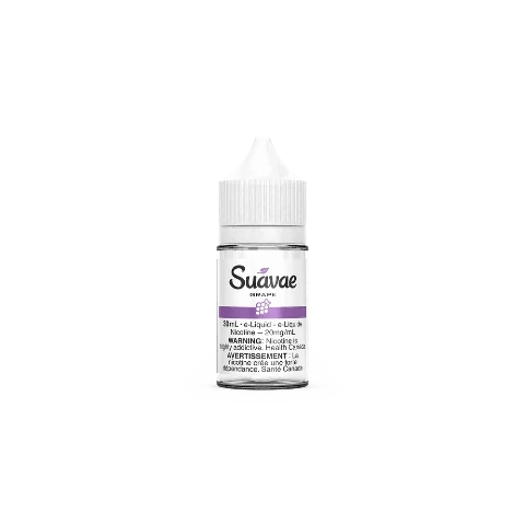 Premium Grape Nic Salt E-Liquid by SUAVAE Salts - 30mL Bottle for Smooth Vaping & Refreshing Flavor | Ideal for Vape Pens & Pod Systems