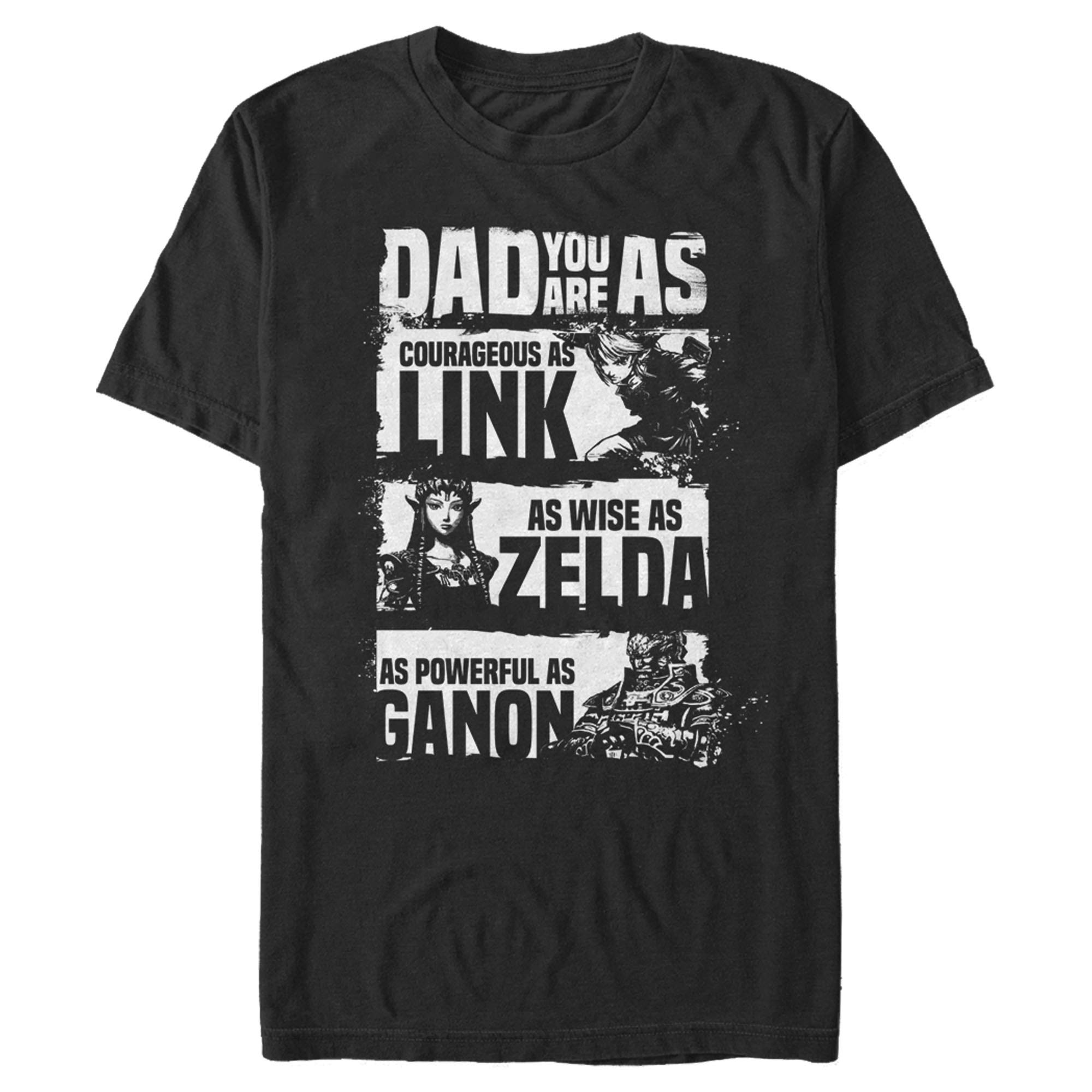 Legend of Zelda Classic Men's T-Shirt - Nintendo Father's Day Gift for Gamers - Perfect for Gaming Events, Cosplay & Casual Wear
