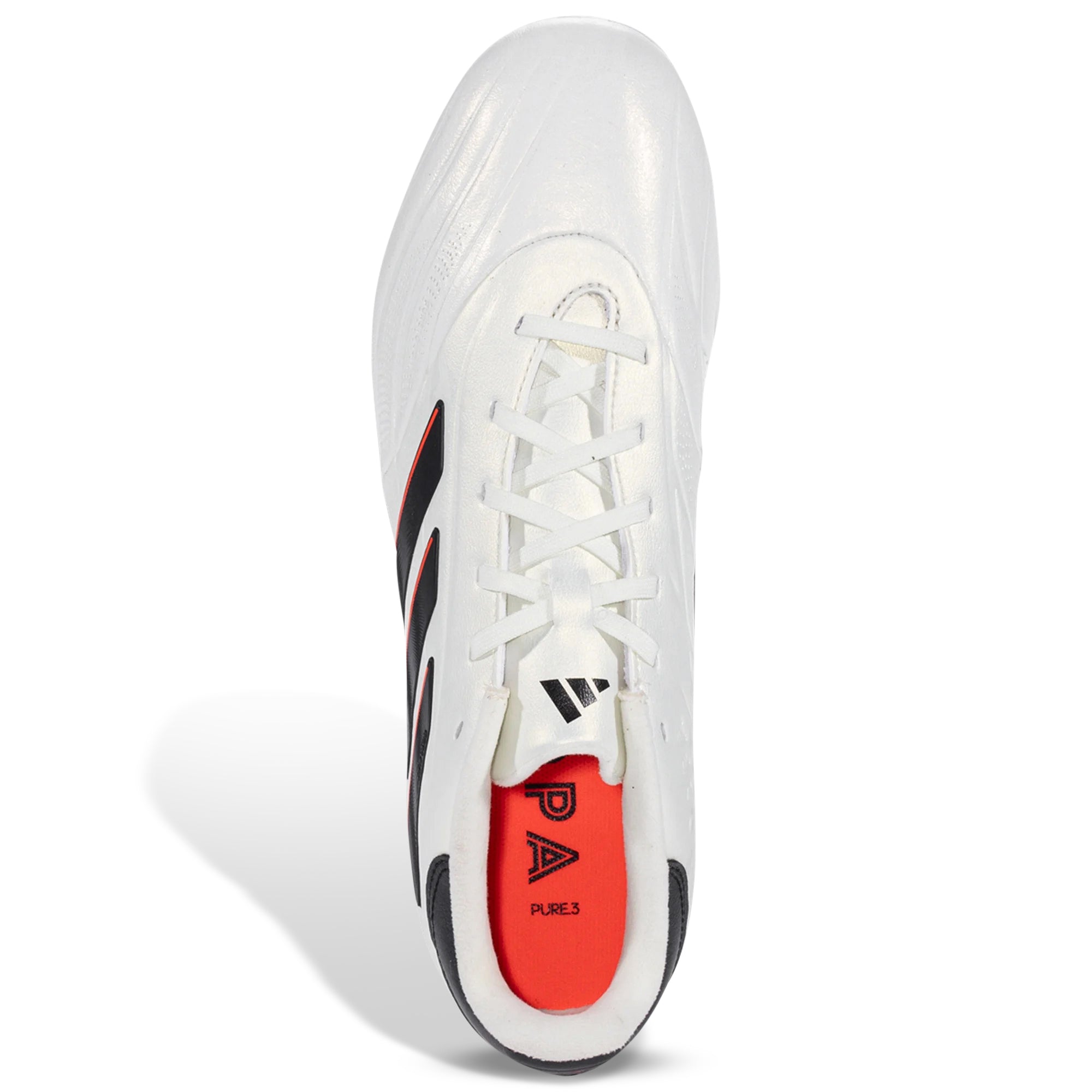 Adidas Copa Pure 2 League FG Soccer Cleats for Men - Firm Ground Football Shoes (Ivory/Core Black) | Perfect for Competitive Matches & Training Sessions