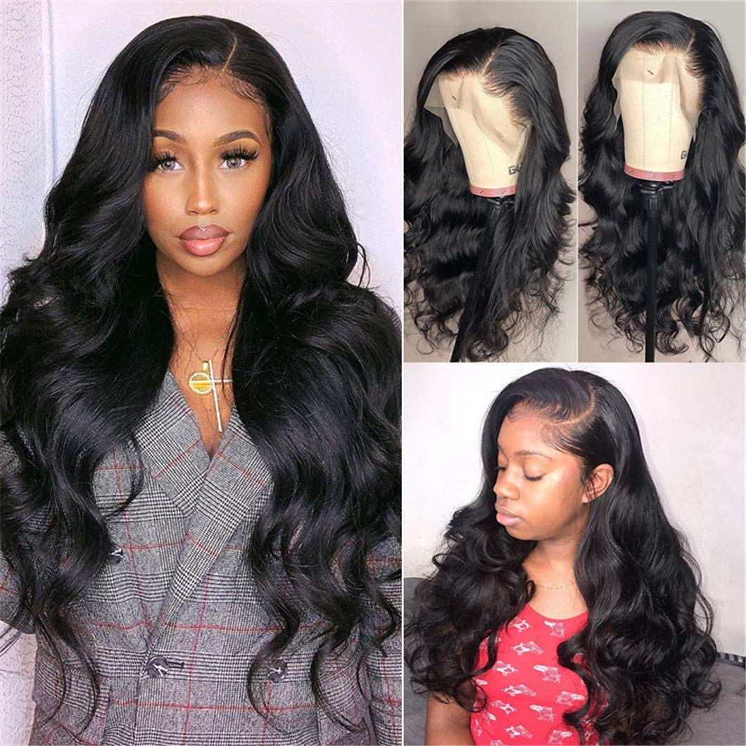 13x4 Lace Front Human Hair Wigs - Brazilian Remy Body Wave 130% Density 22 Inches with Pre-Bleached Knots | Natural Look for Daily Wear, Cosplay & Special Occasions