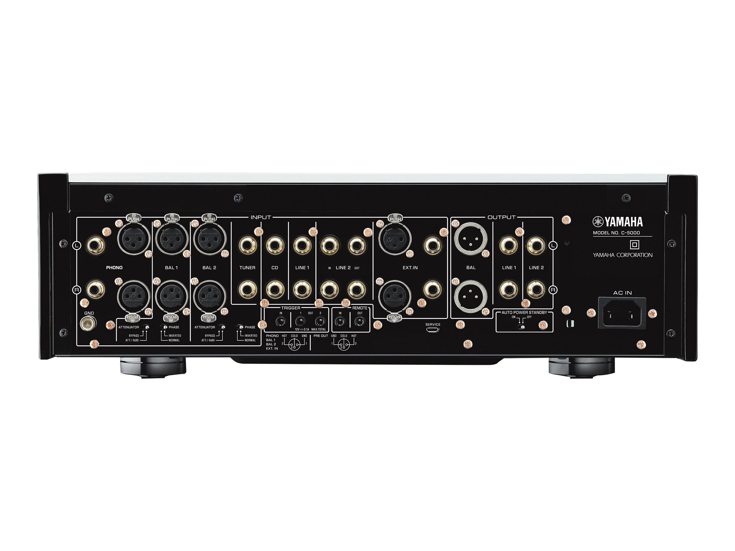 Yamaha C-5000 Stereo Preamplifier - High-End Audio Preamplifier for Home Theater & Hi-Fi Systems | Perfect for Audiophiles & Music Enthusiasts