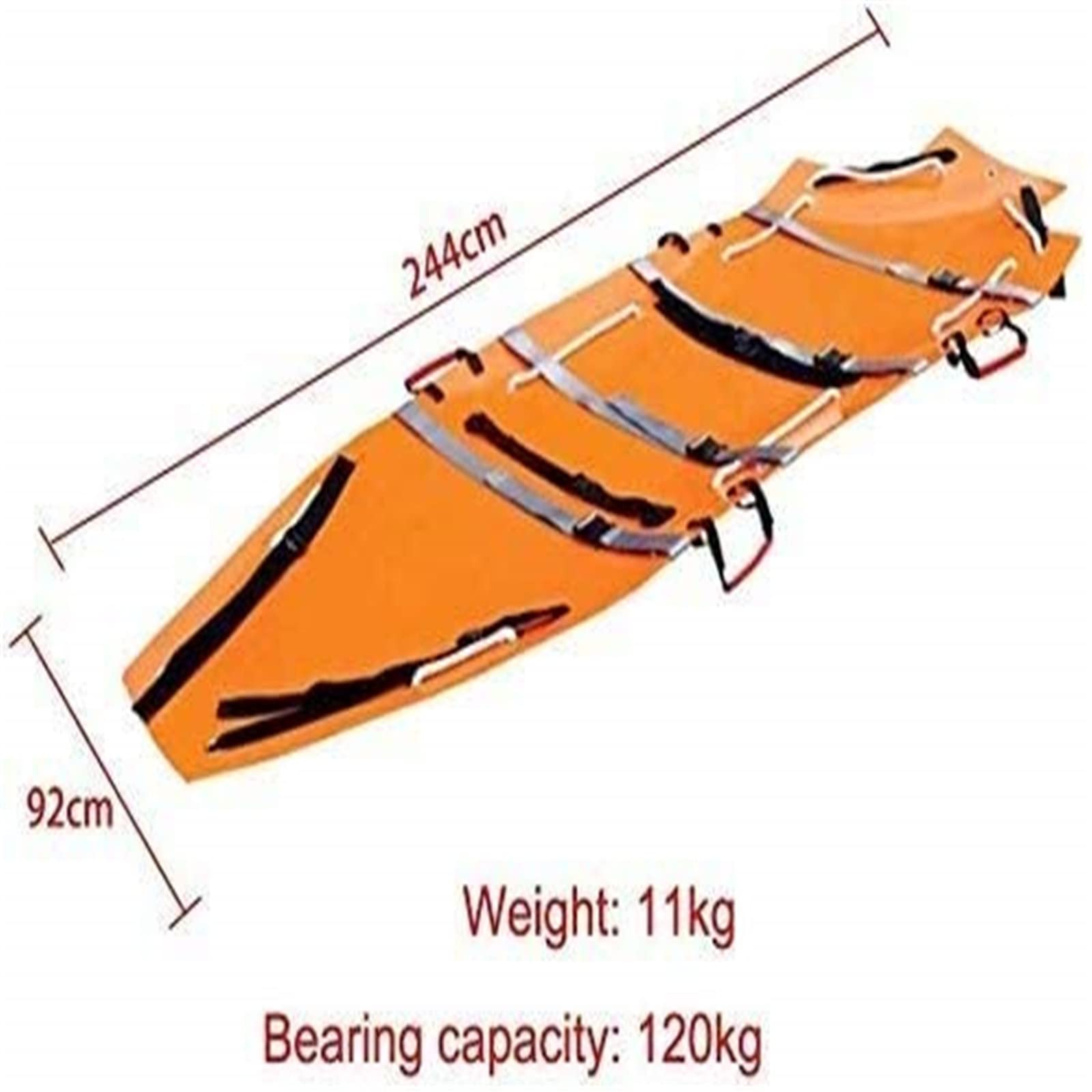Emergency Portable Medical Stretcher - Lightweight Rescue Stretcher for Home, Hospital & Outdoor Emergency Transport | First Aid, Disaster Relief & Patient Transfer Solution