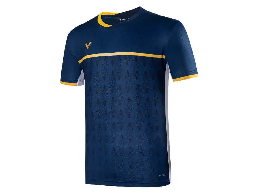 Victor 55th Anniversary Edition T5501B Tournament Performance Polo Shirt - Navy Blue - Moisture Wicking Golf & Tennis Shirt for Men - Perfect for Sports, Casual Wear & Outdoor Activities