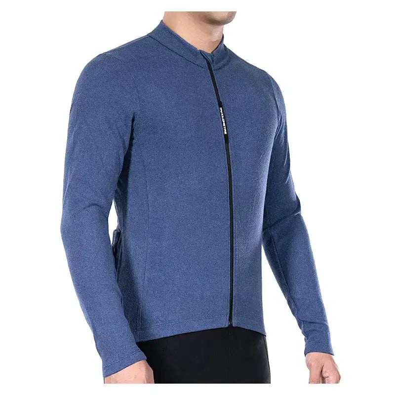 Men's Windproof Thermal Fleece Cycling Jacket - Winter Bike Riding Gear for Outdoor Sports & Commuting