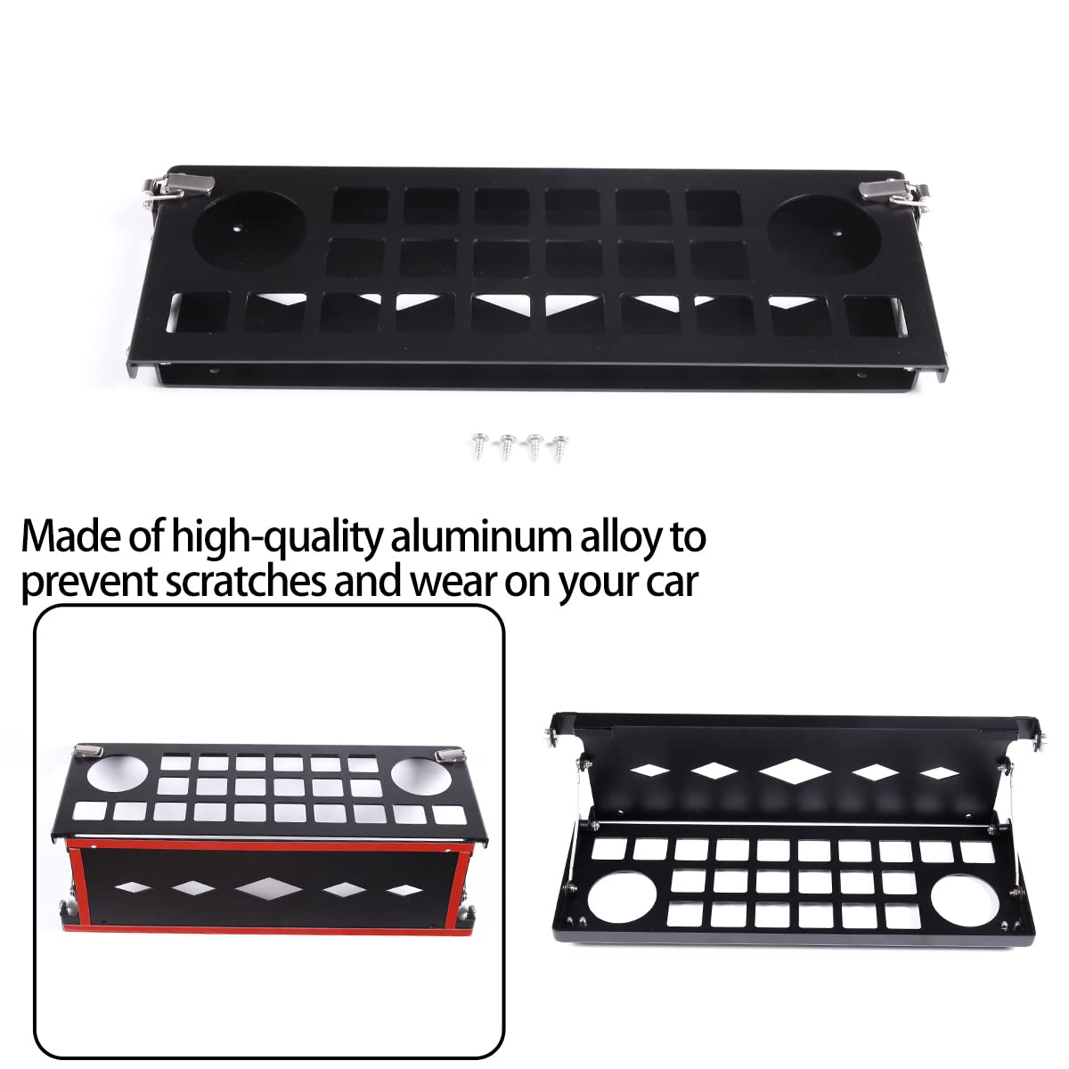 Toyota FJ Cruiser 2007-2021 Center Console Side Storage Bag - Organizer for Car Trunk & Co-Pilot Storage Rack | Perfect for Road Trips, Camping & Off-Road Adventures