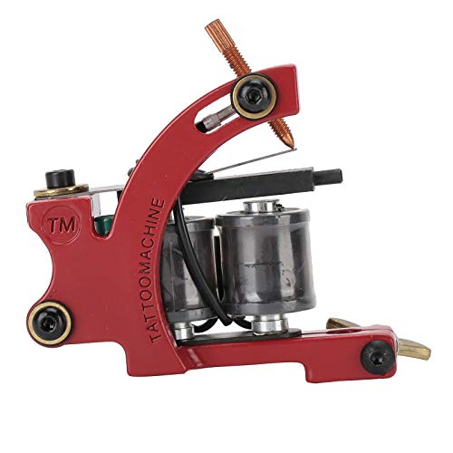 Professional Alloy Liner & Color Tattoo Machine Gun - High Power Coil Tattoo Pen with Strong Motor for Body Art & Permanent Makeup | Ideal for Tattoo Artists & Studio Professionals (Model 22011-2)